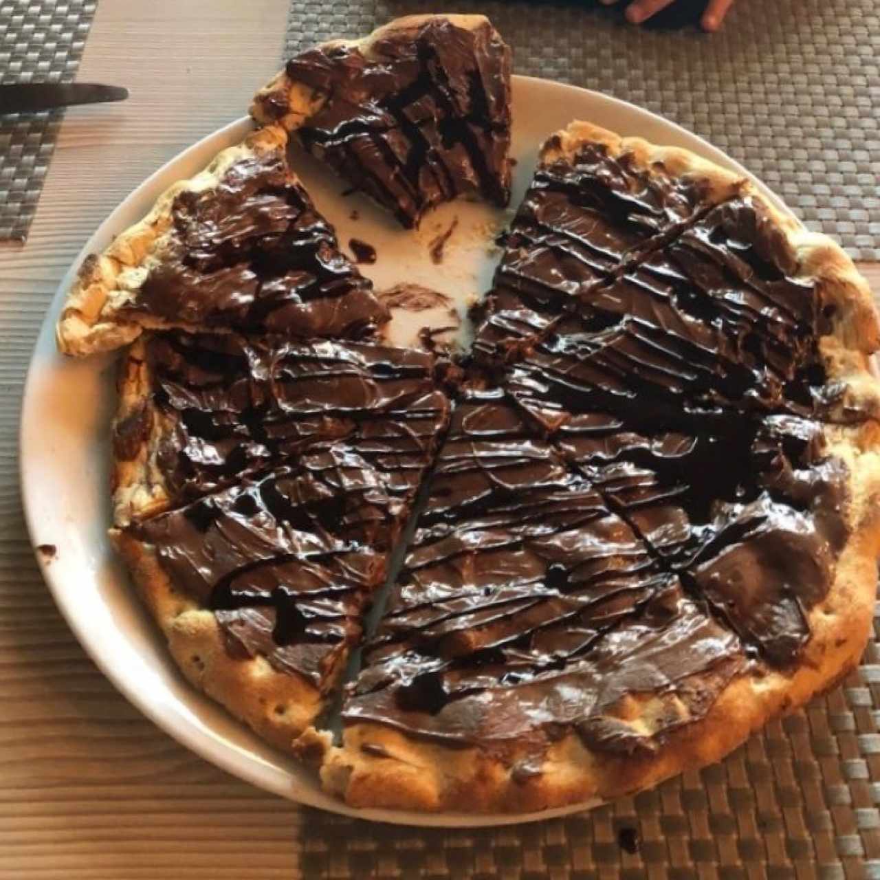 Pizza de Nutella 