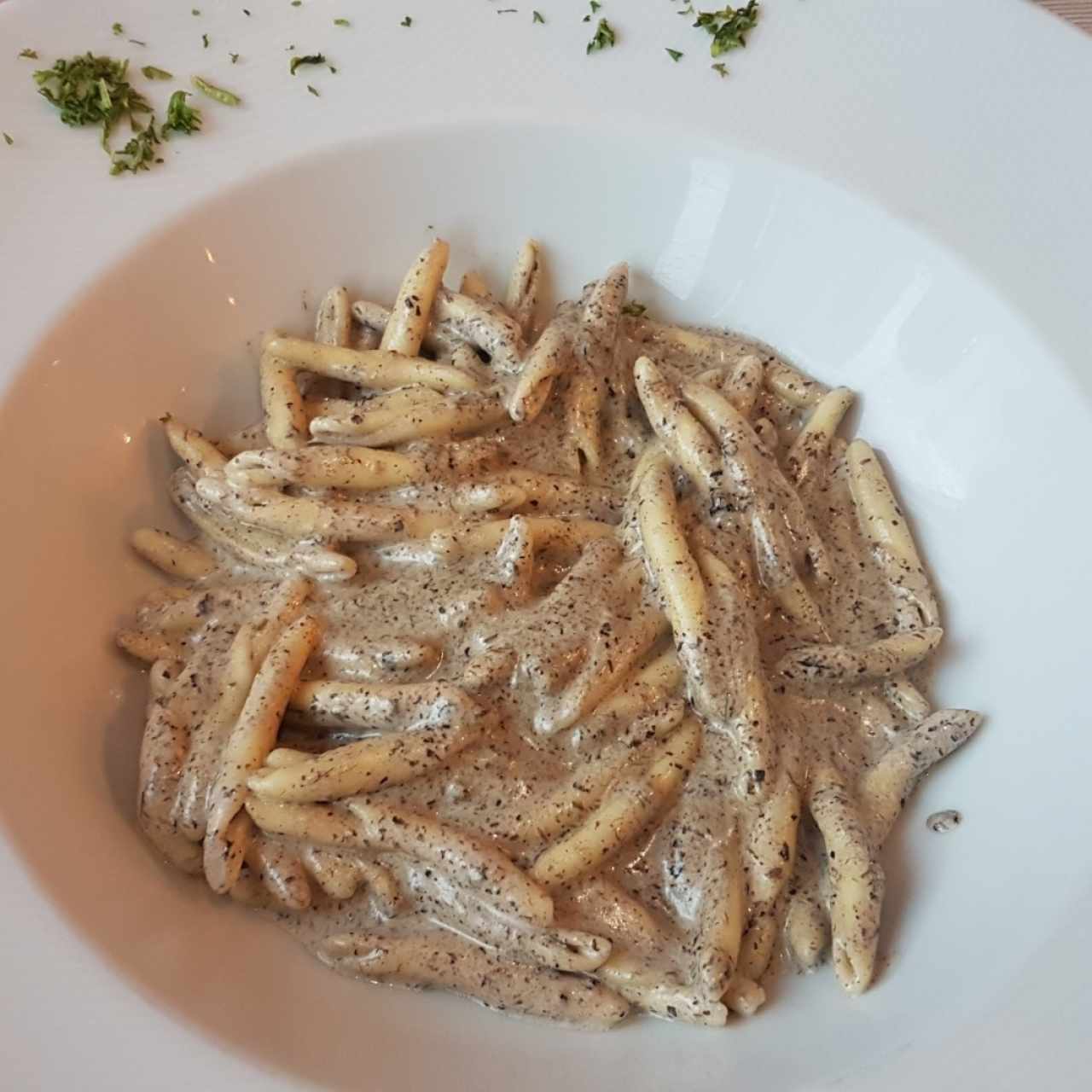 pasta con salsa tartufo - the best thing!