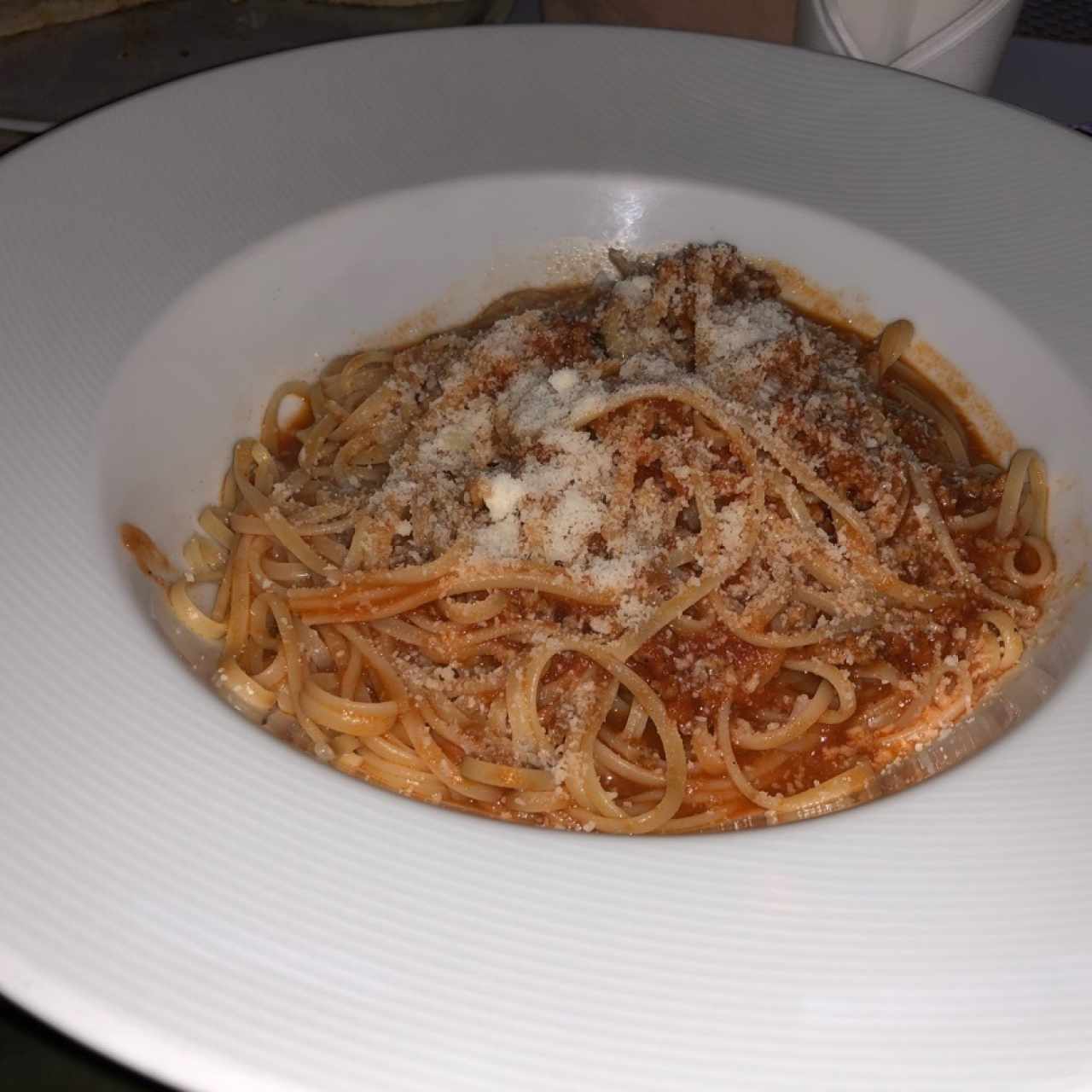 Spaguettini Bolognesa