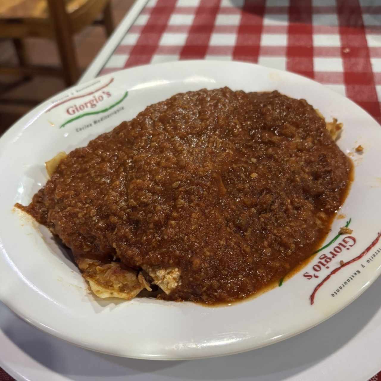 Giorgio's Pastas - Lasagna con salsa