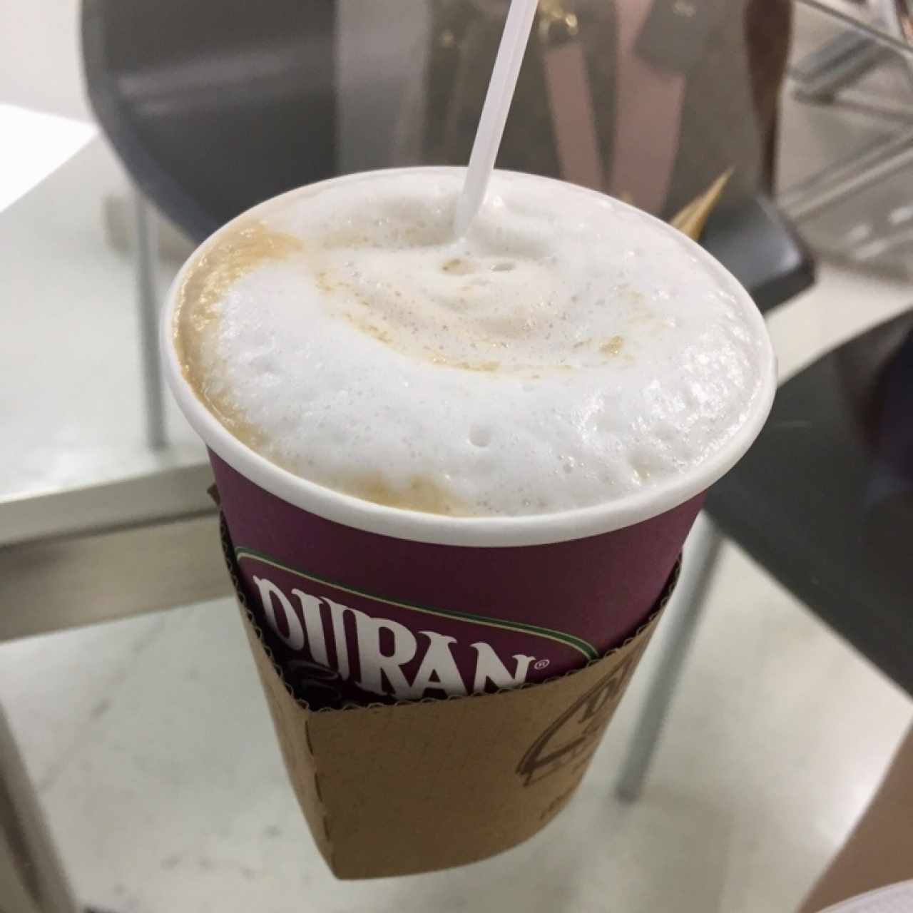 capuccino con leche descremada