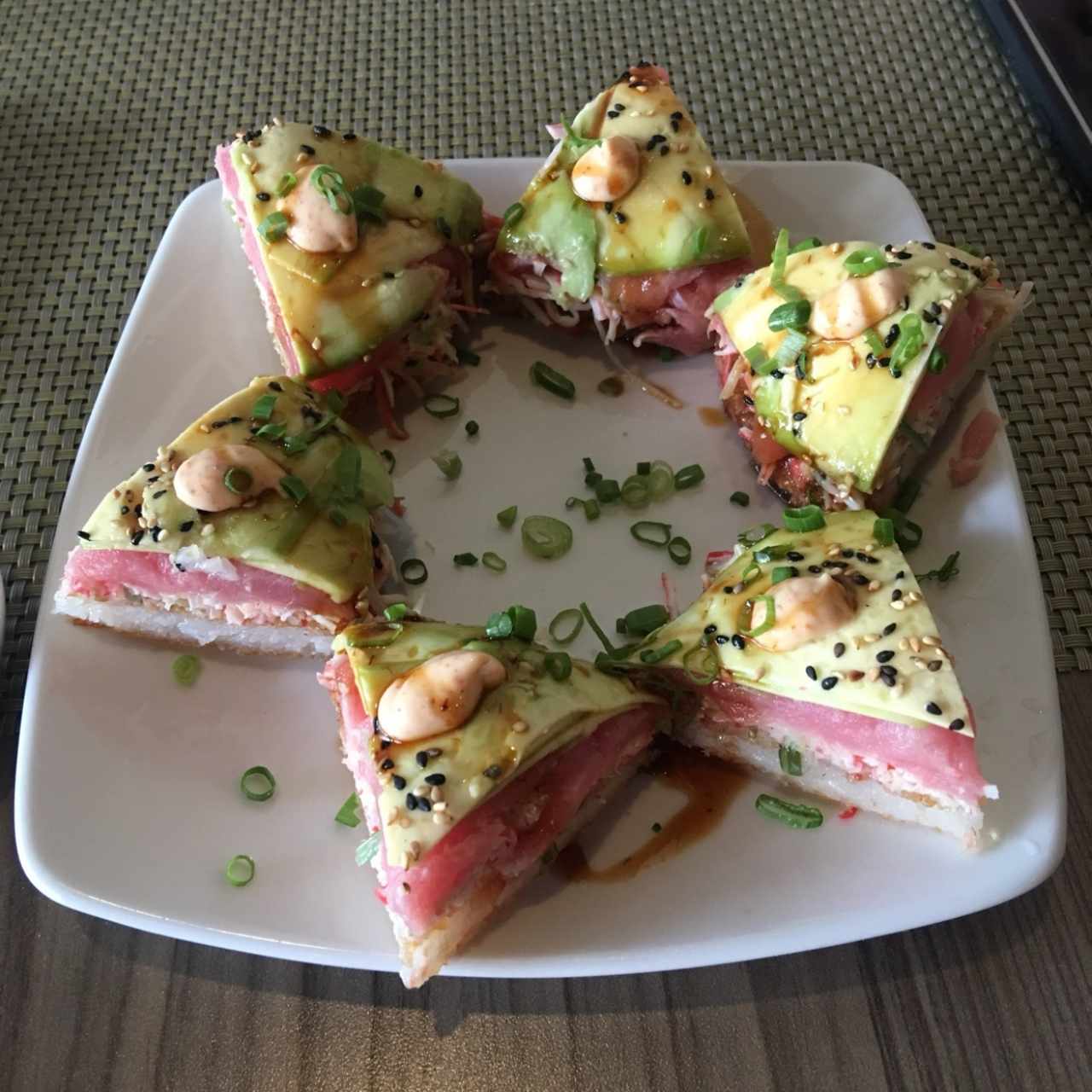 pizza Tataki de atun 