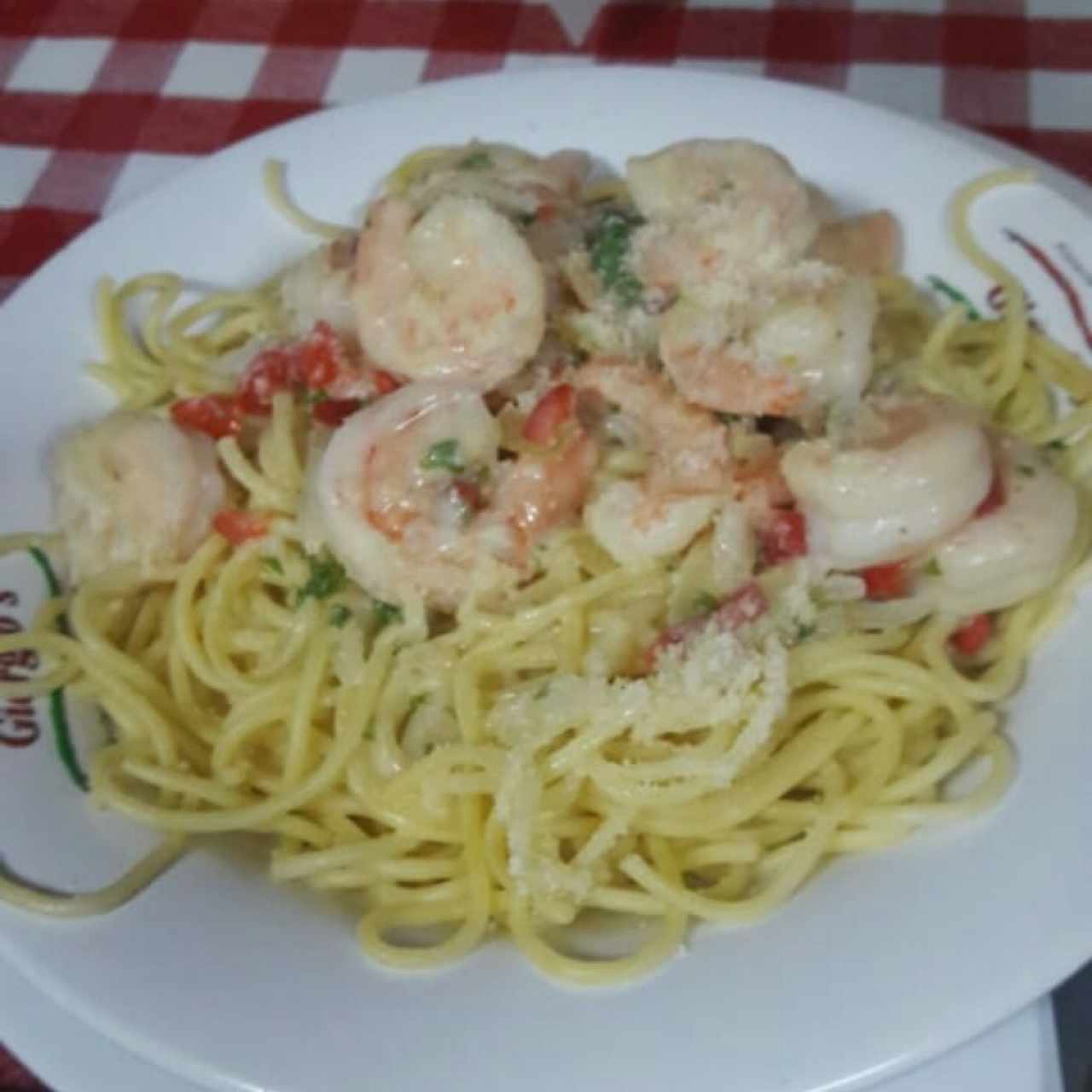 Pasta Con Camarones