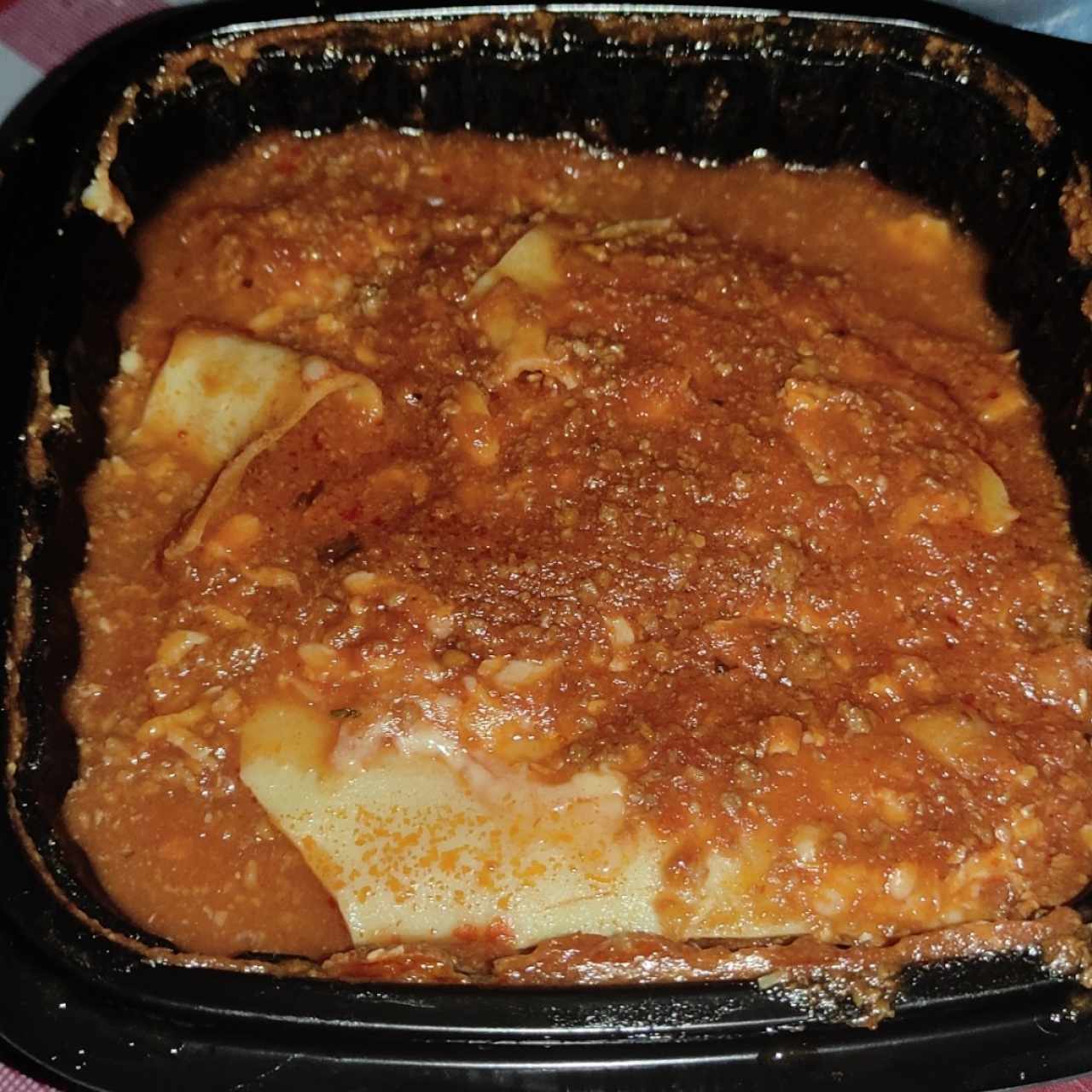 Lasaña de Pollo con salsa Boloñesa