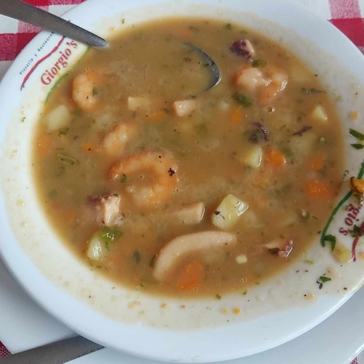 Sopa de mariscos