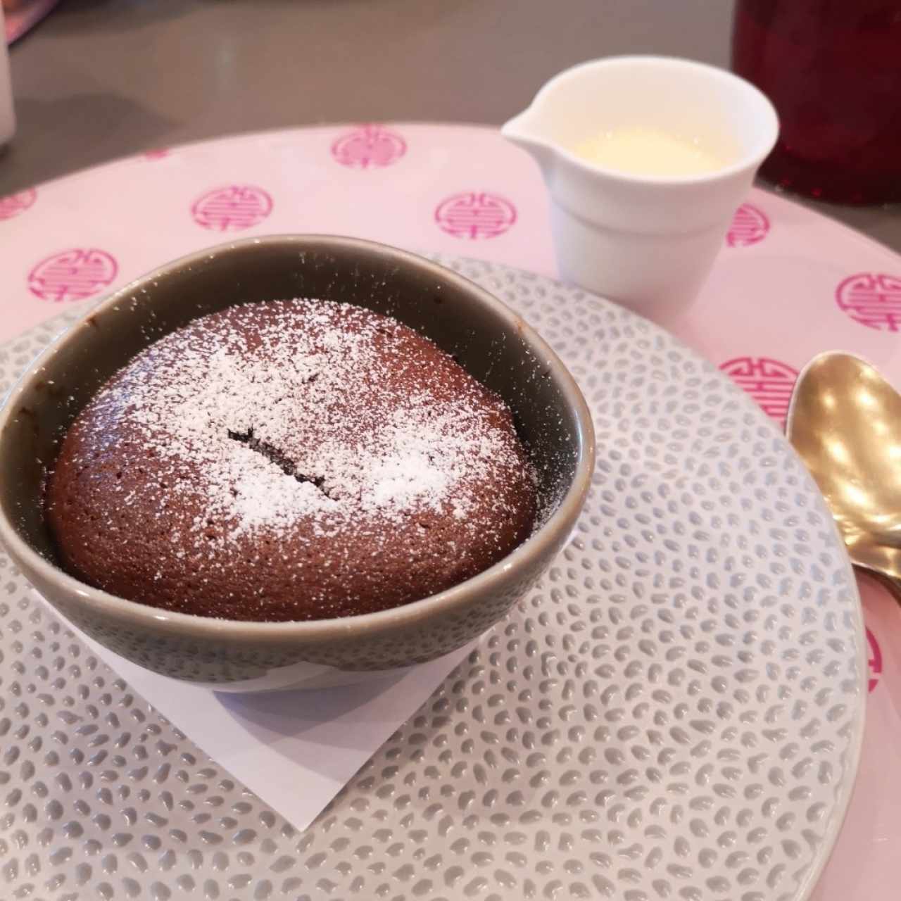 Lava Cake de Chocolate y Caramelo 