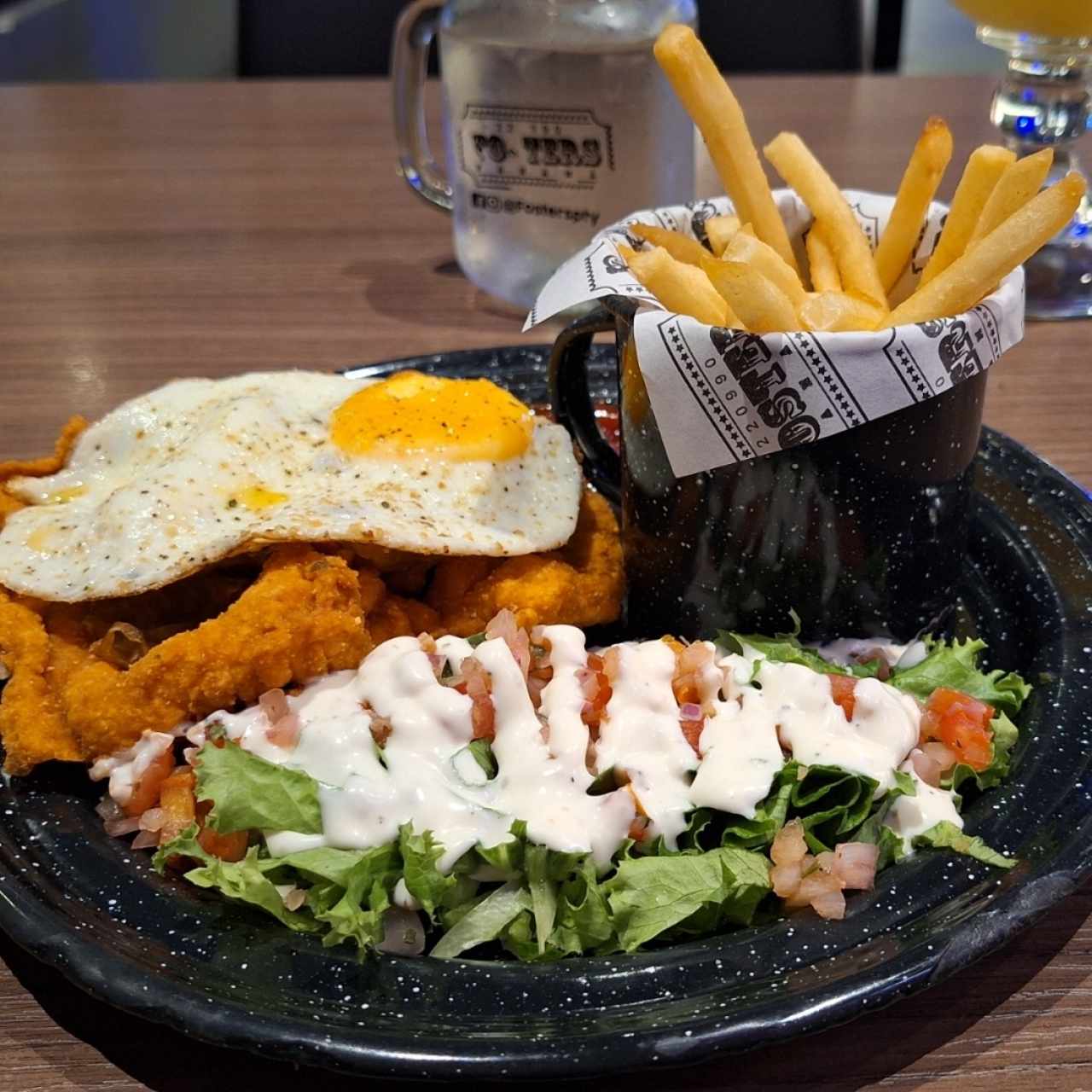 Milanesa de Pollo al Caballo