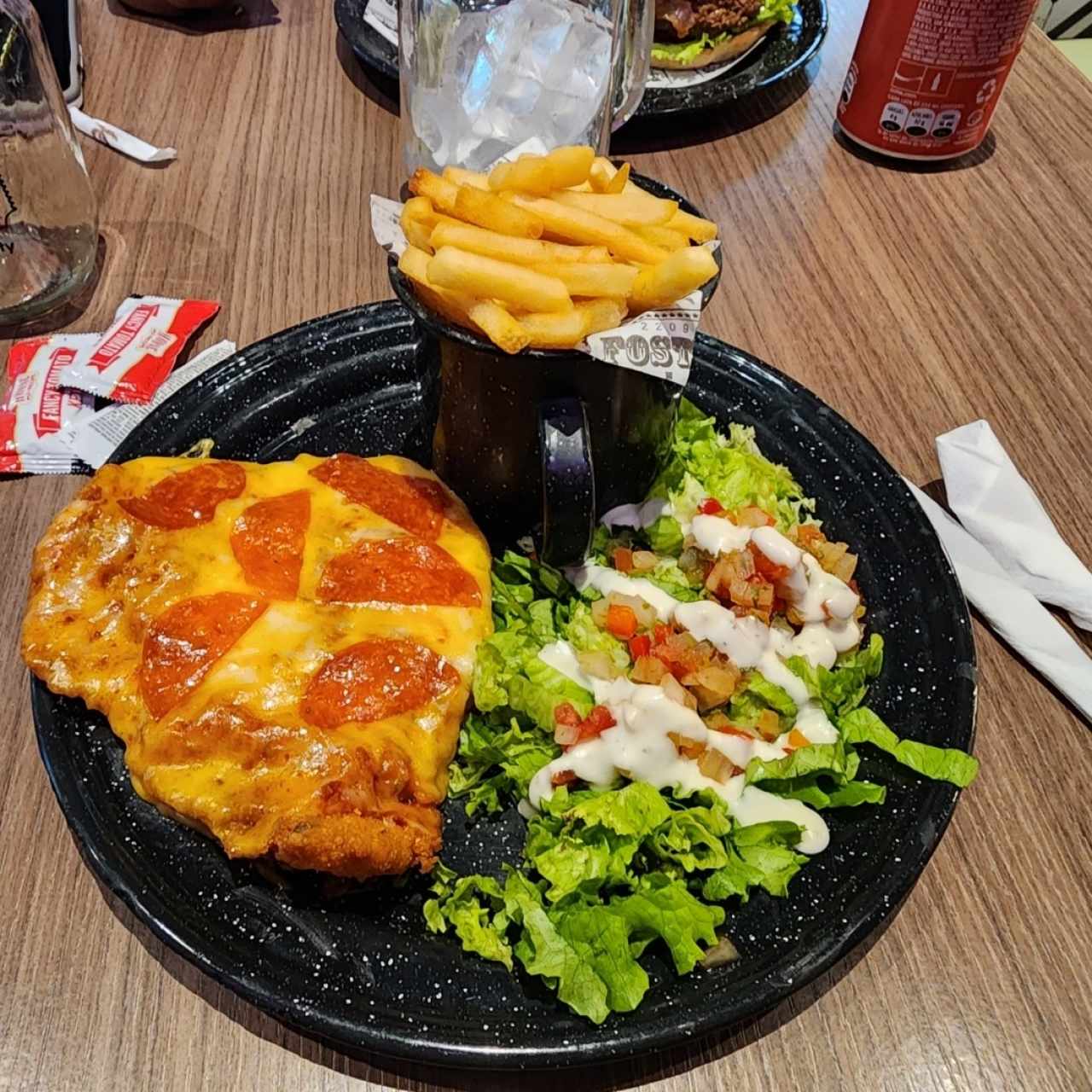 Milanesa de Pollo Napolitana