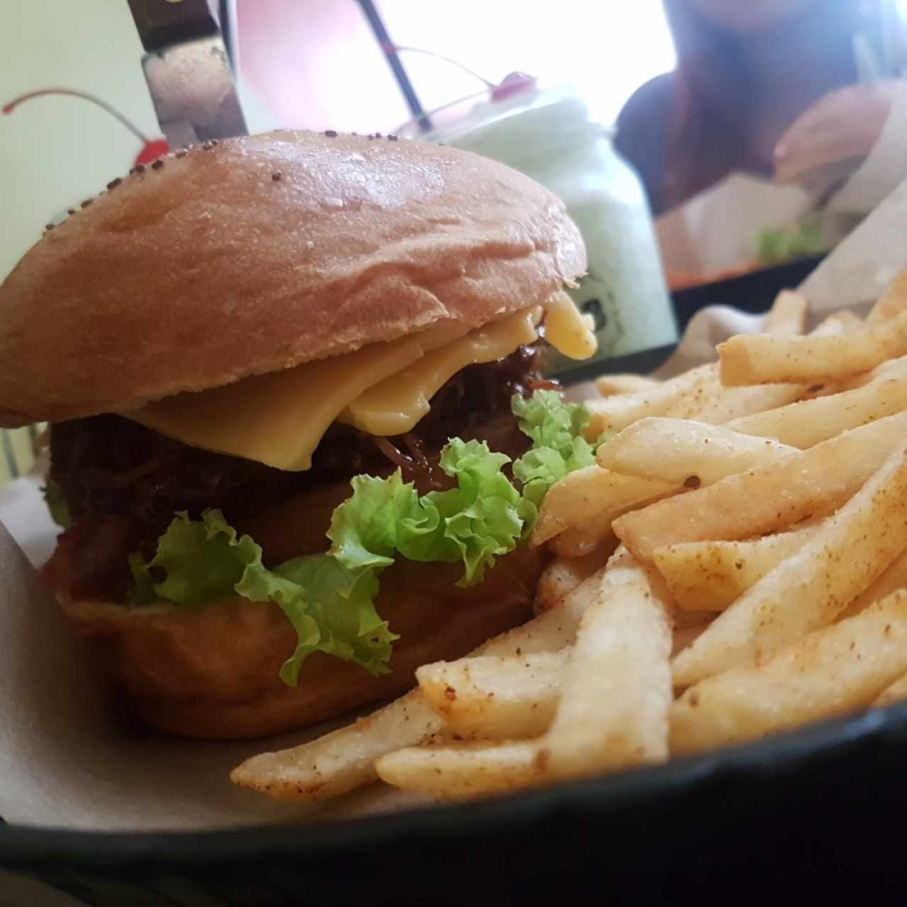 BBQ Pork Burger