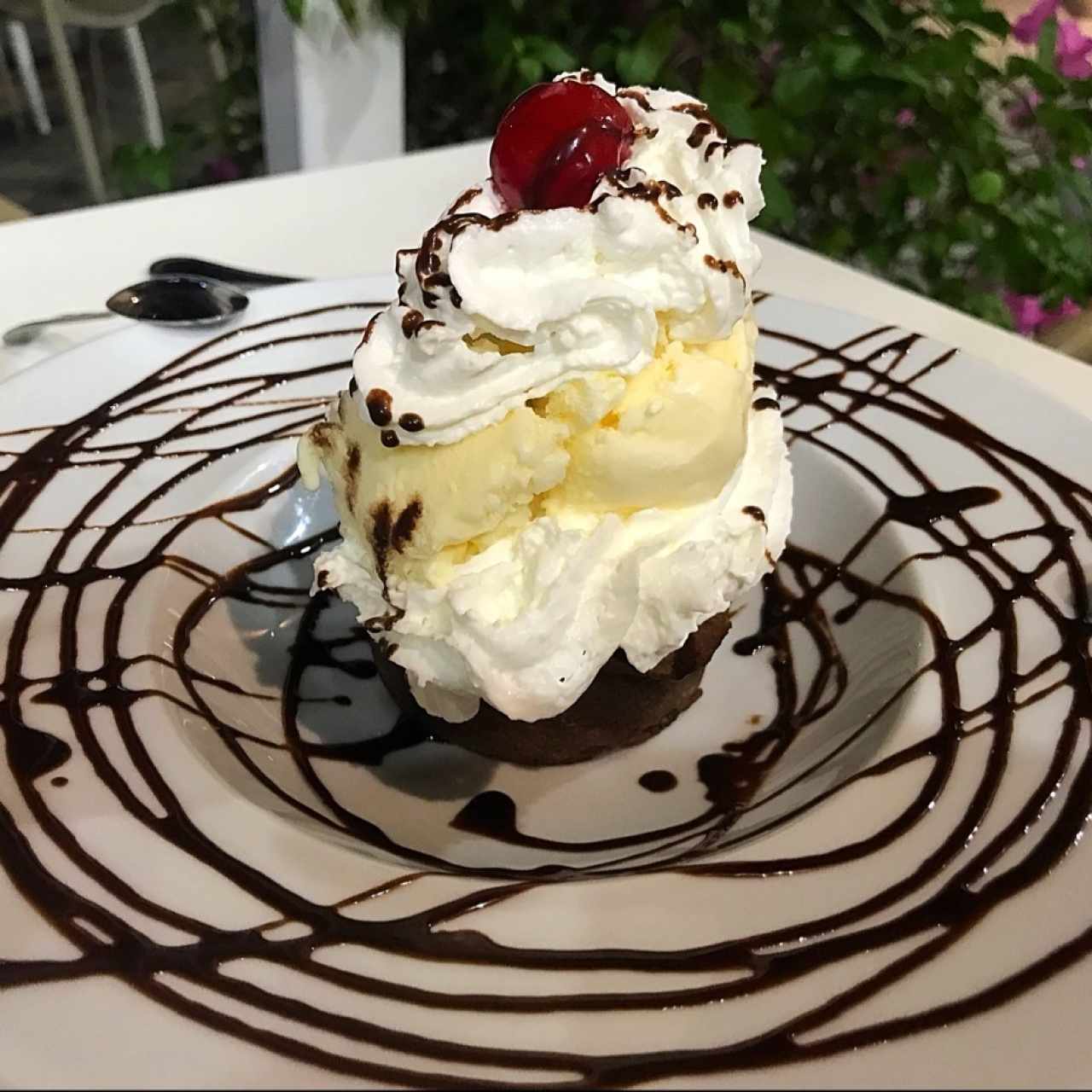 brownie con helado 👌🏼