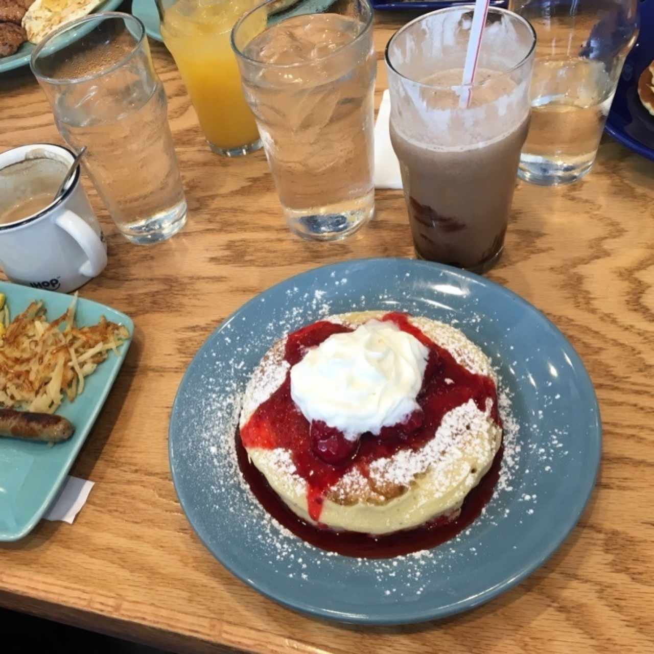 Strawberry Banana Pancakes