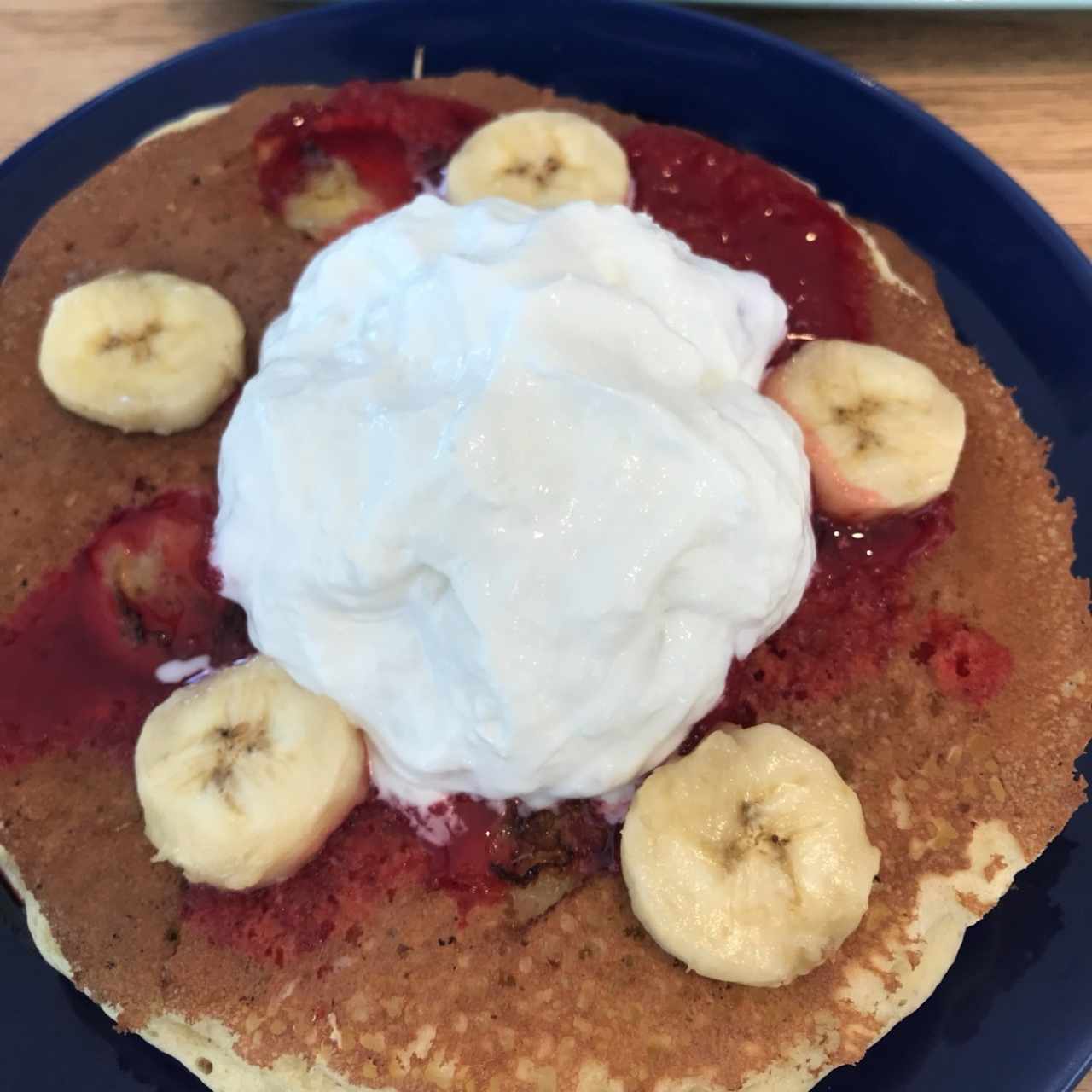 strawberry pancake