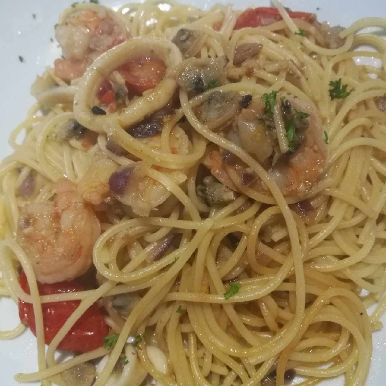 Pasta ft mariscos 