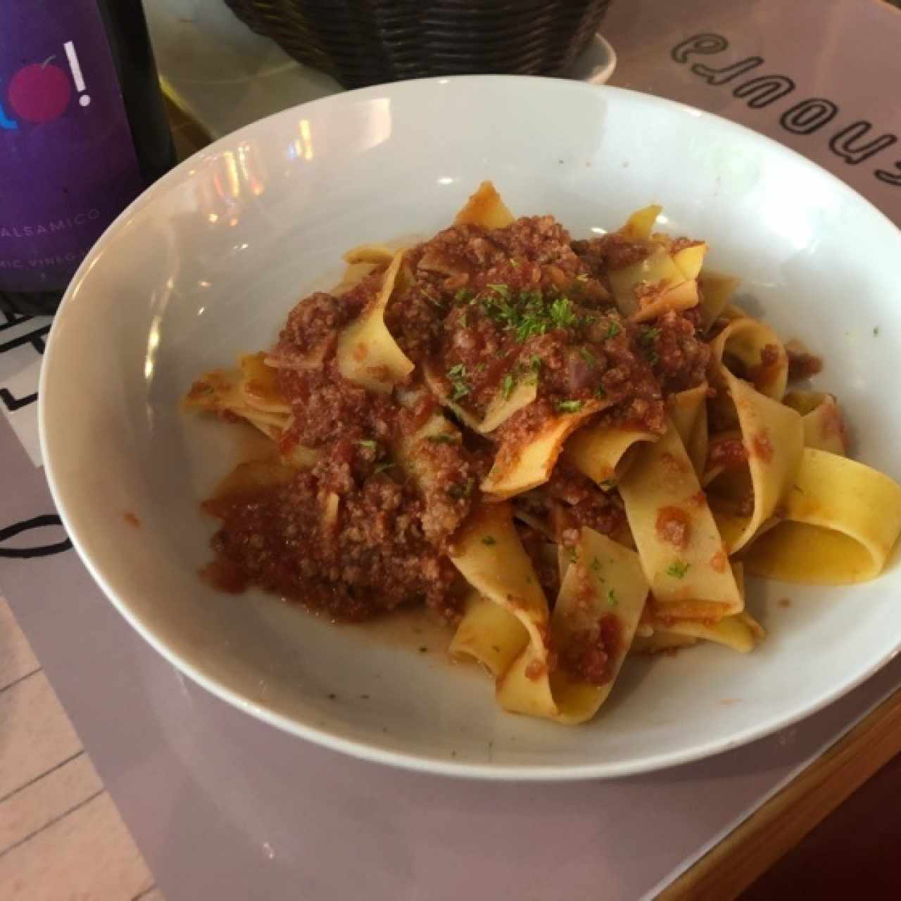 LE PASTE - Pappardelle bolognesen