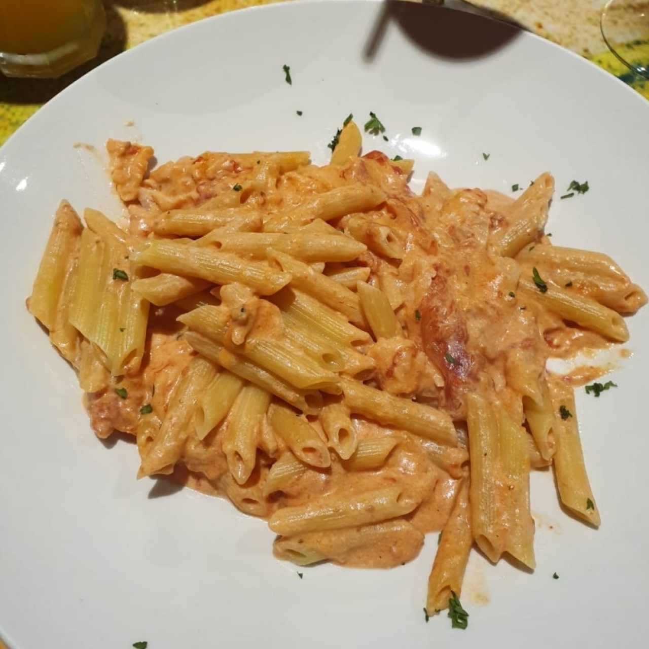 Pasta con salmon 