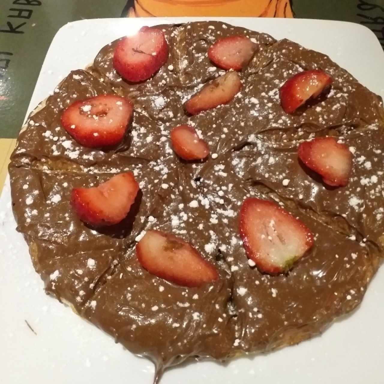 Pizza de Nutella