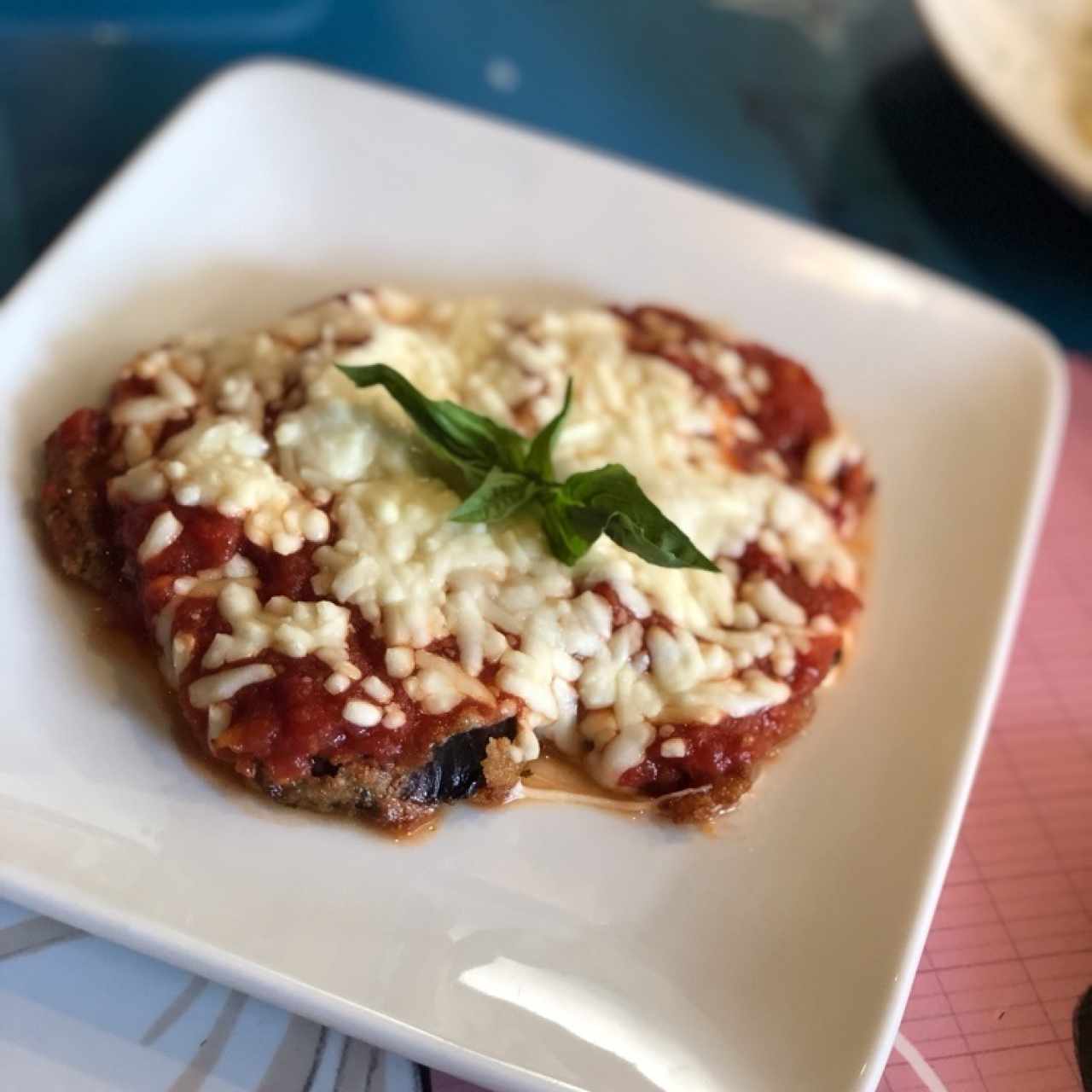 berenjenas en salsa pomodoro (opción vegetariana)