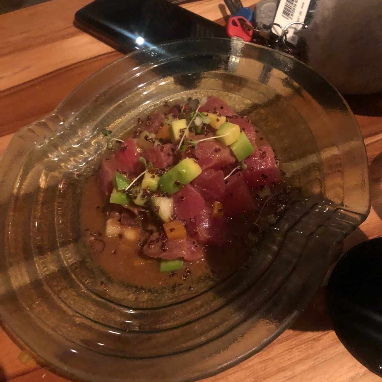 ceviche de atun