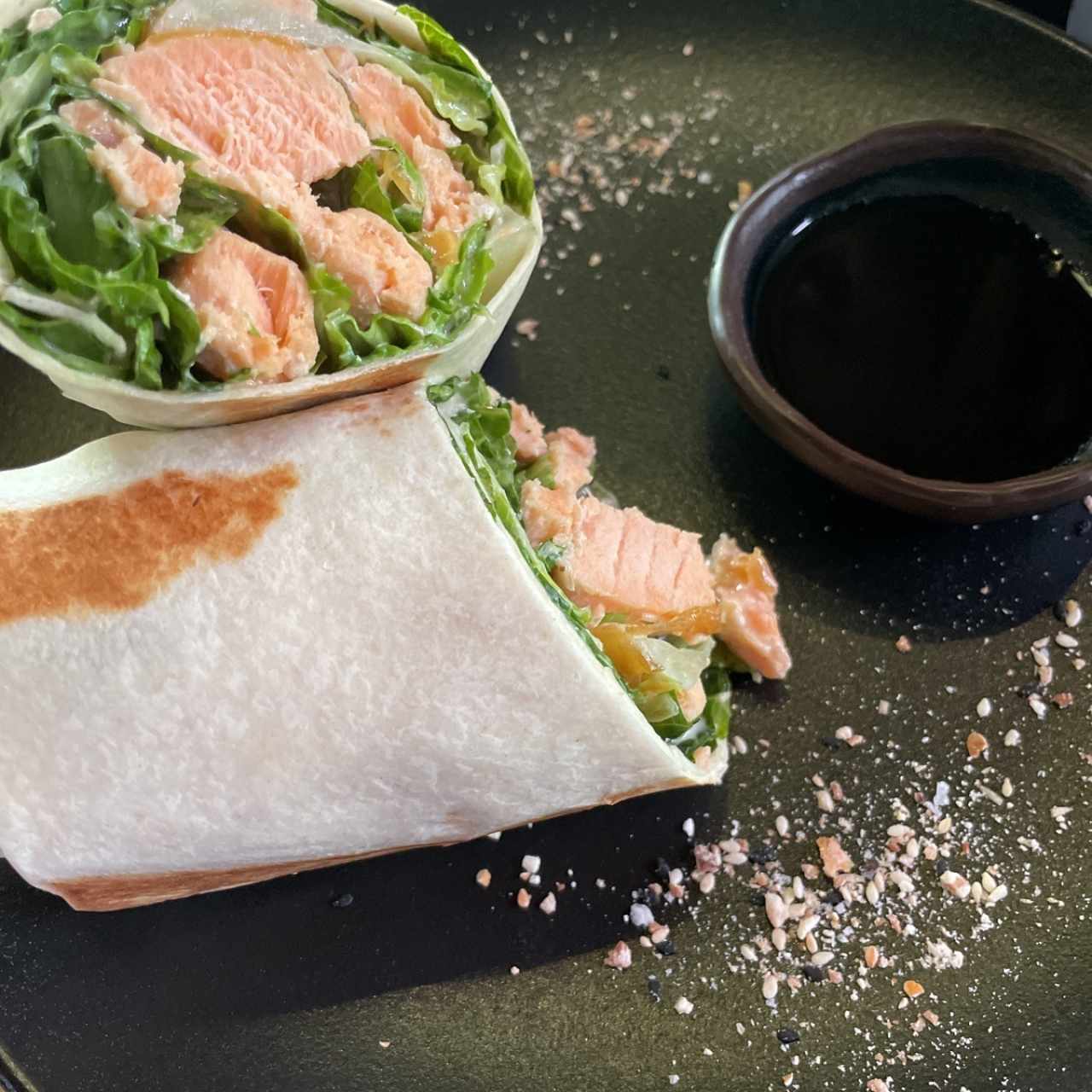 WRAPS - Salmón Teriyaki