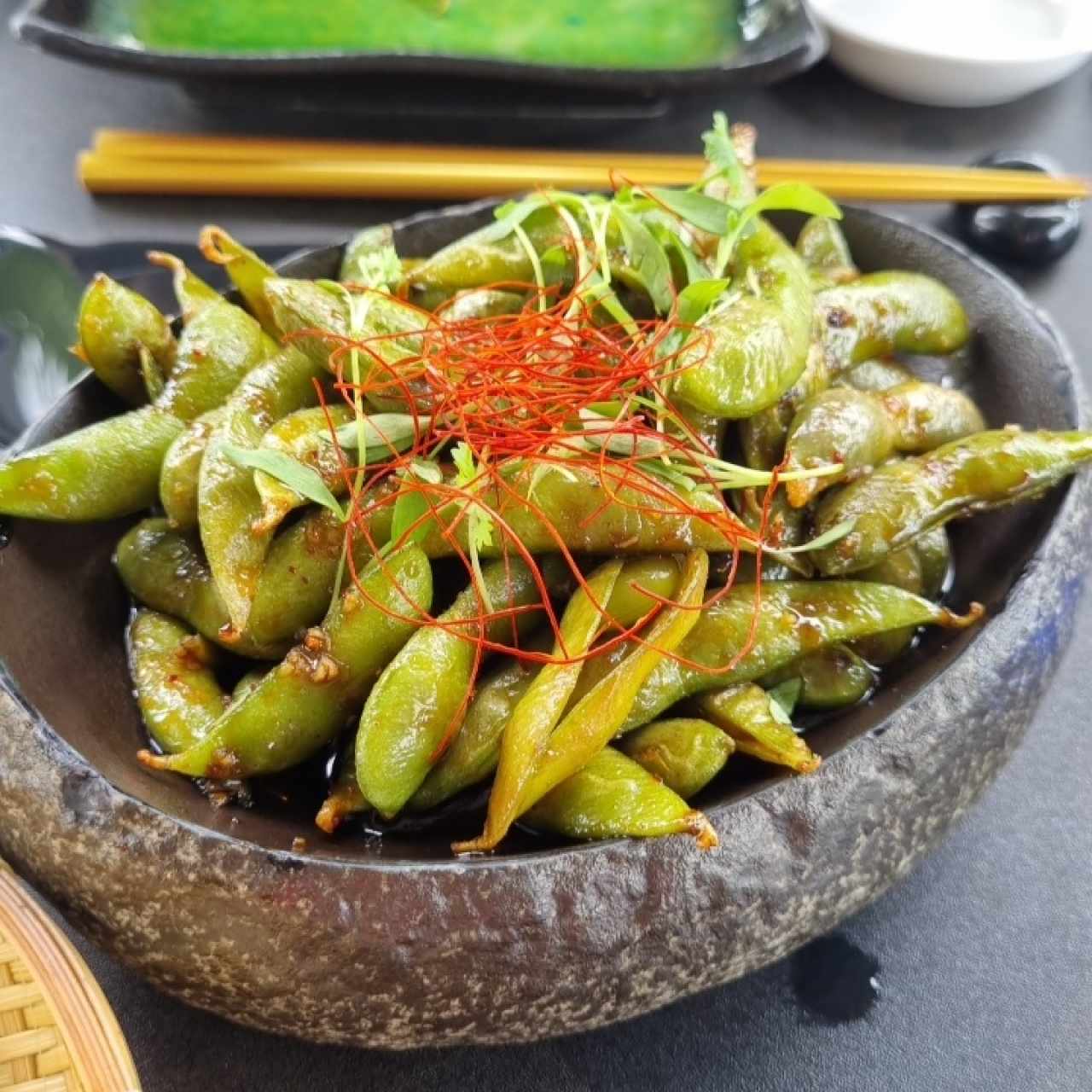 HOT - SPICY EDAMAME