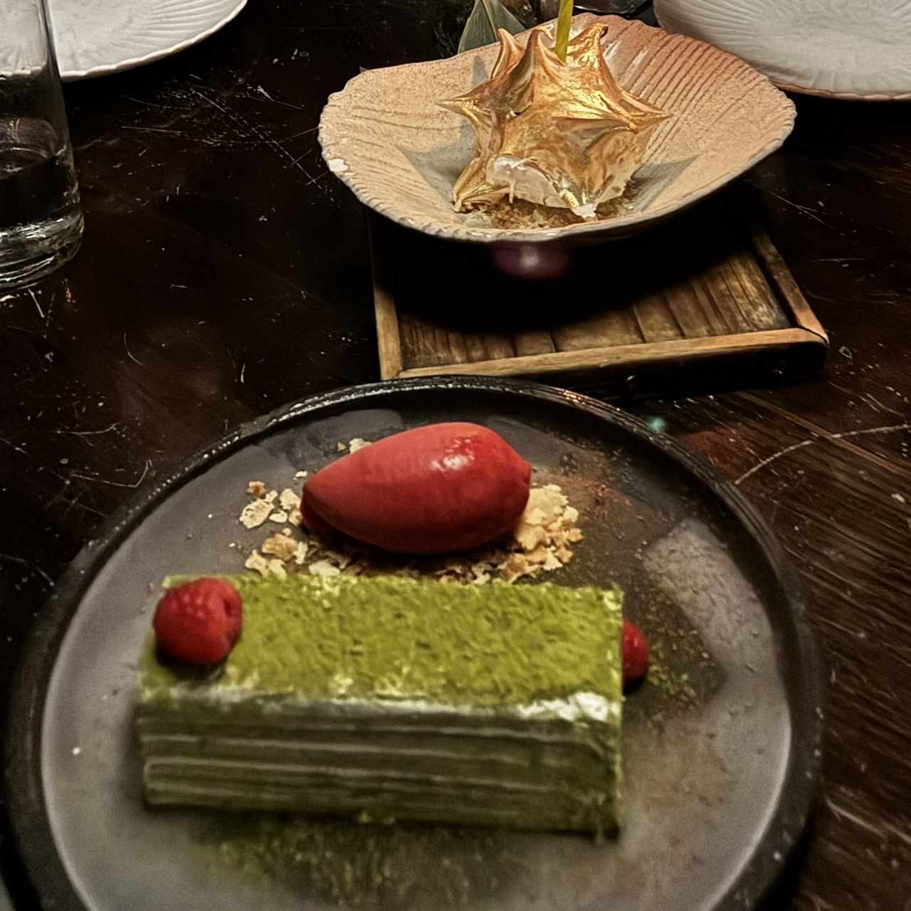 Baked Alaska & Green Tea Napoleon