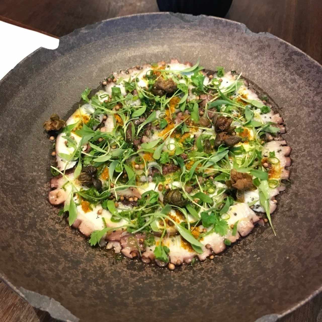 Carpaccio de Pulpo