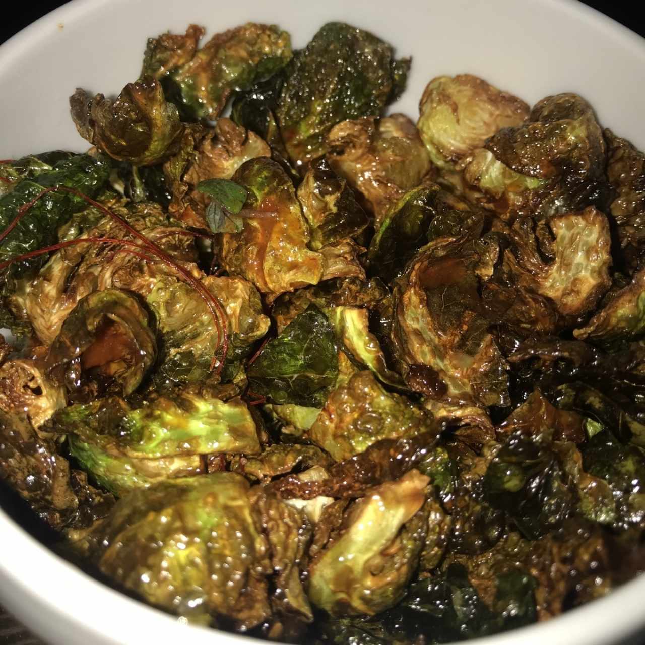 HOT - CRISPY BRUSSELS SPROUTS