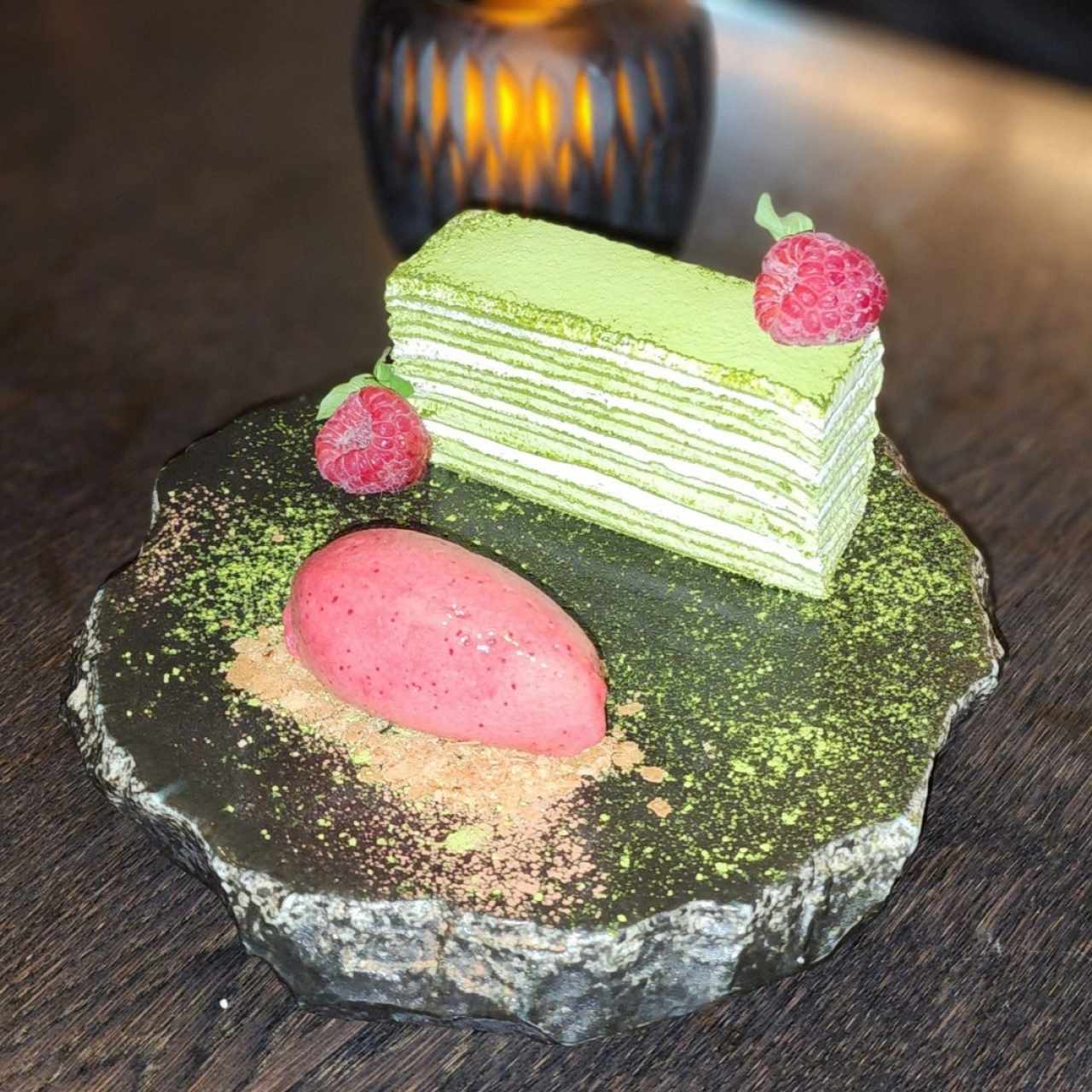 green tea Napoleon