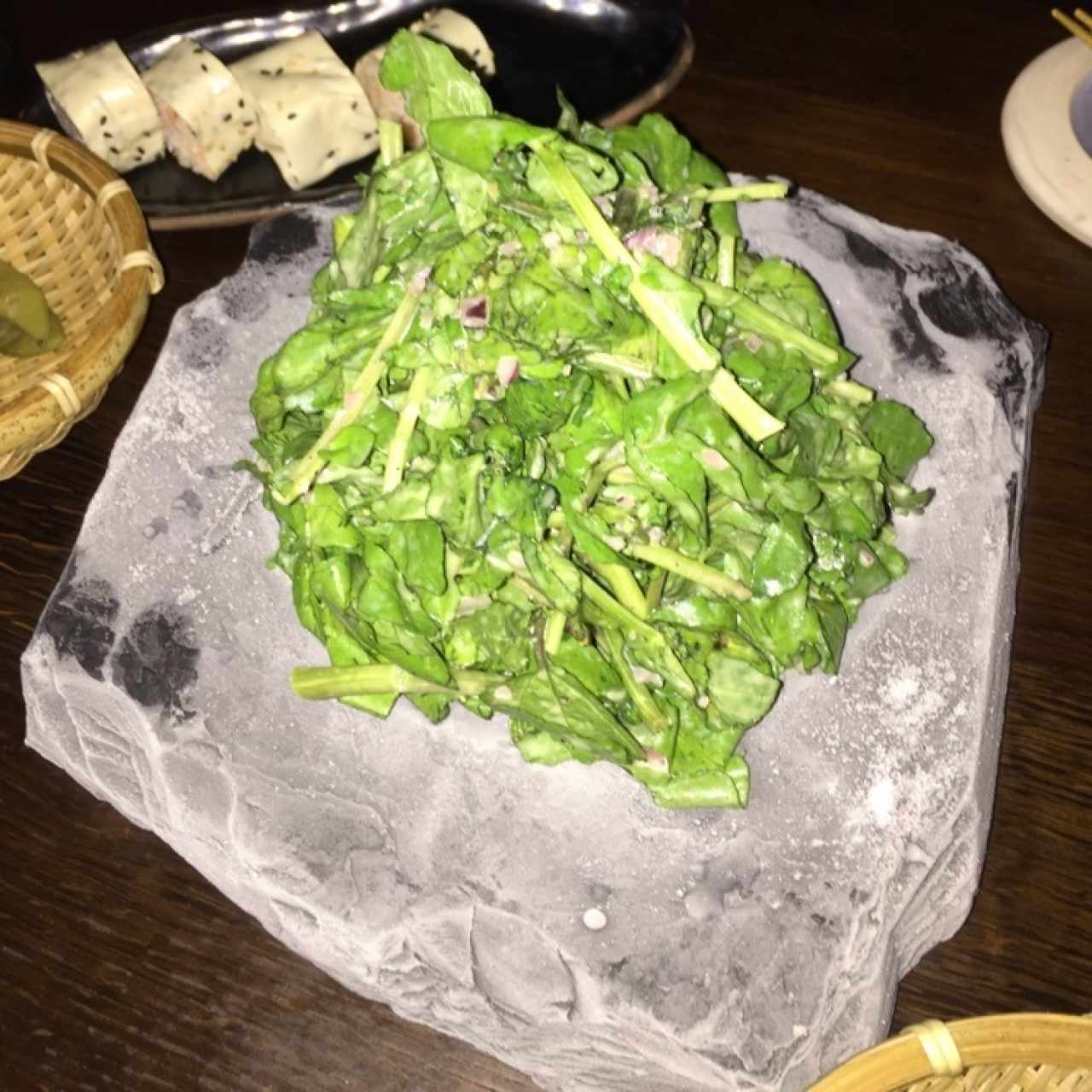 ensalada de berros, exquisita y refrescante