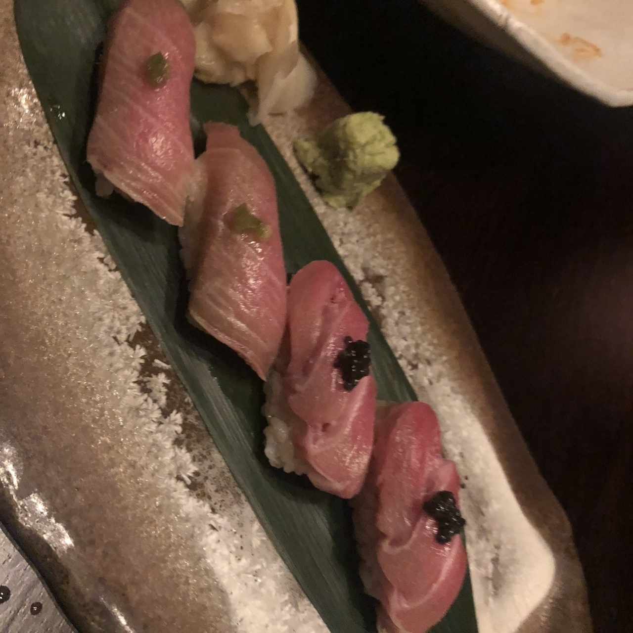 Chu-toro & oh toro nigiri 