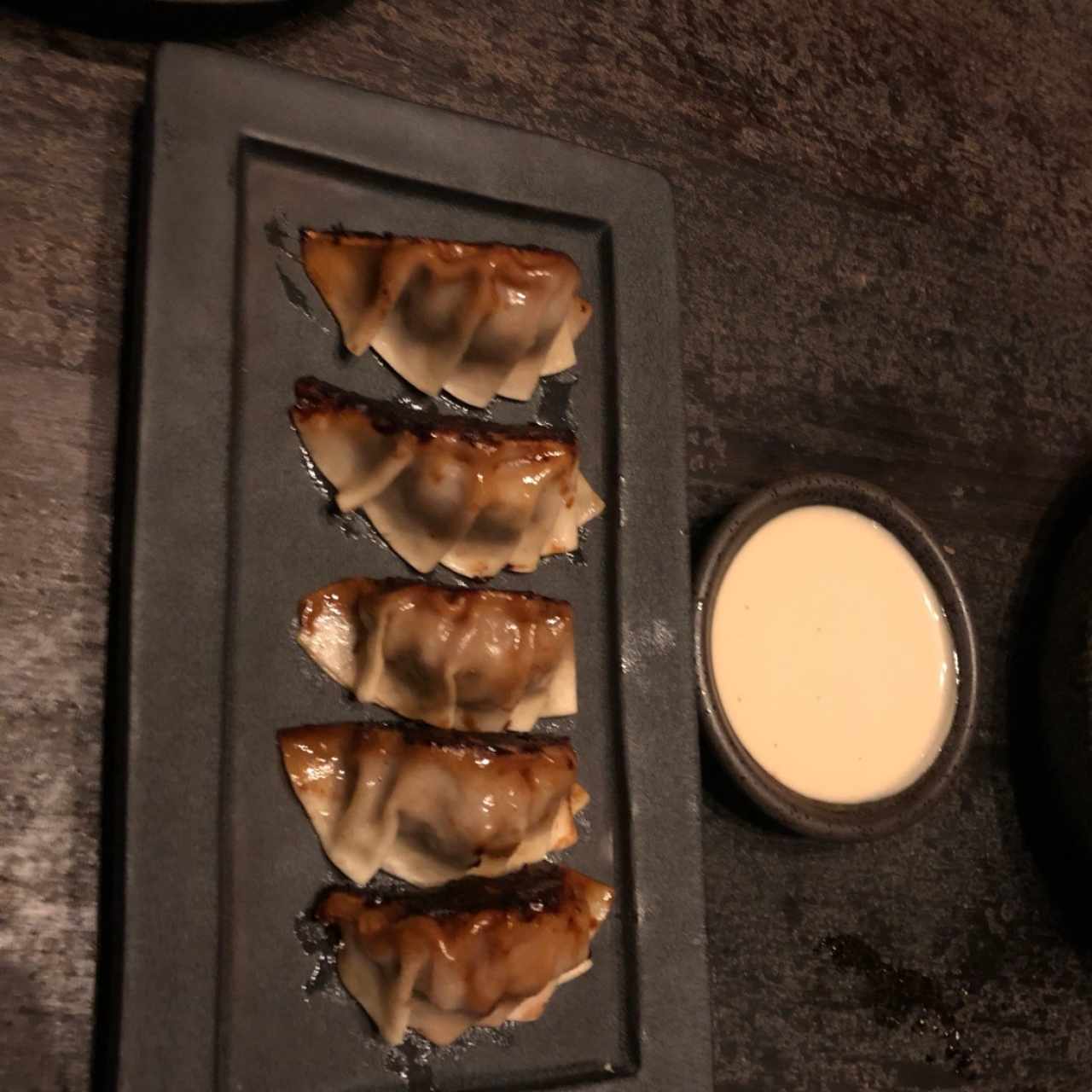 wagyu gyozas