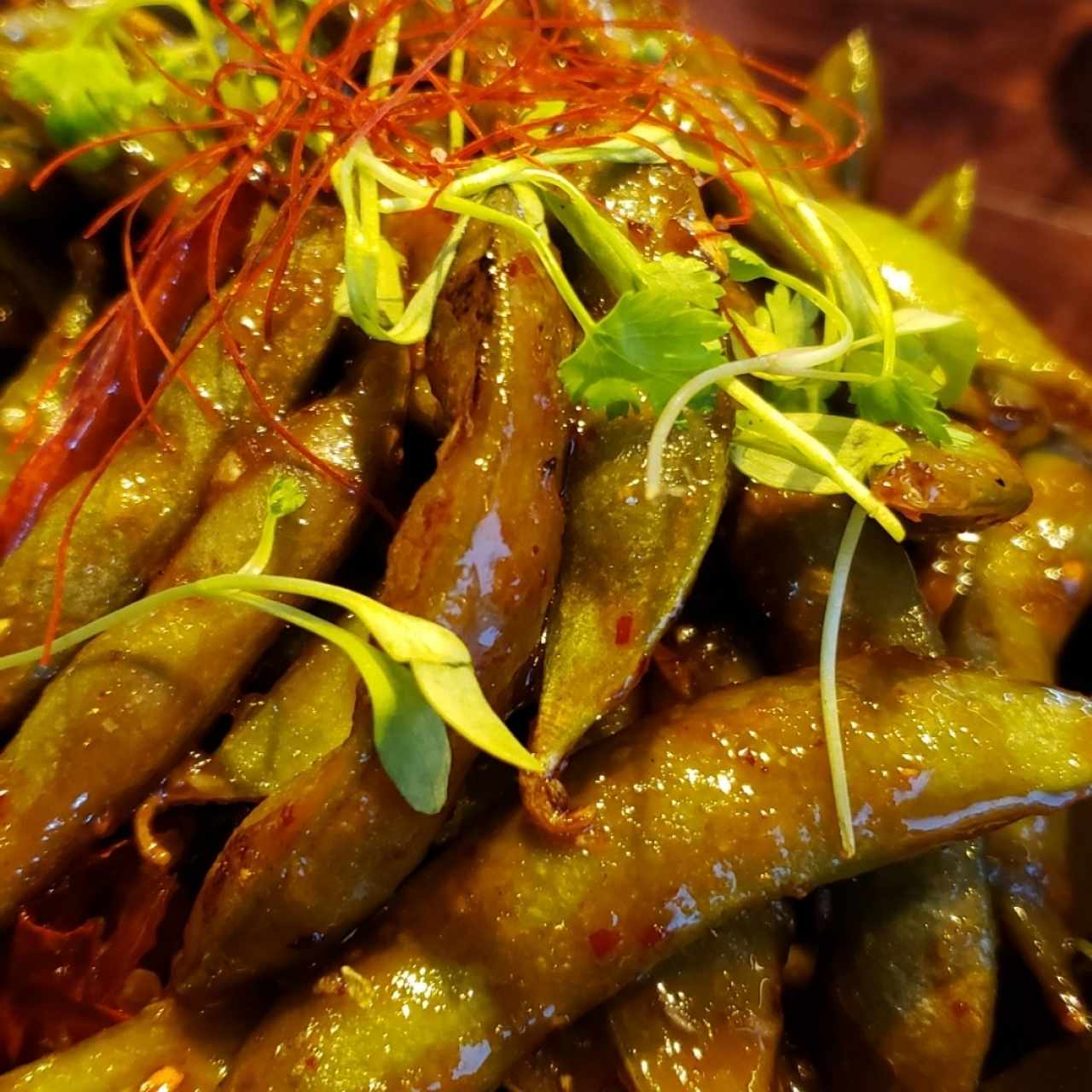 spiced edamame