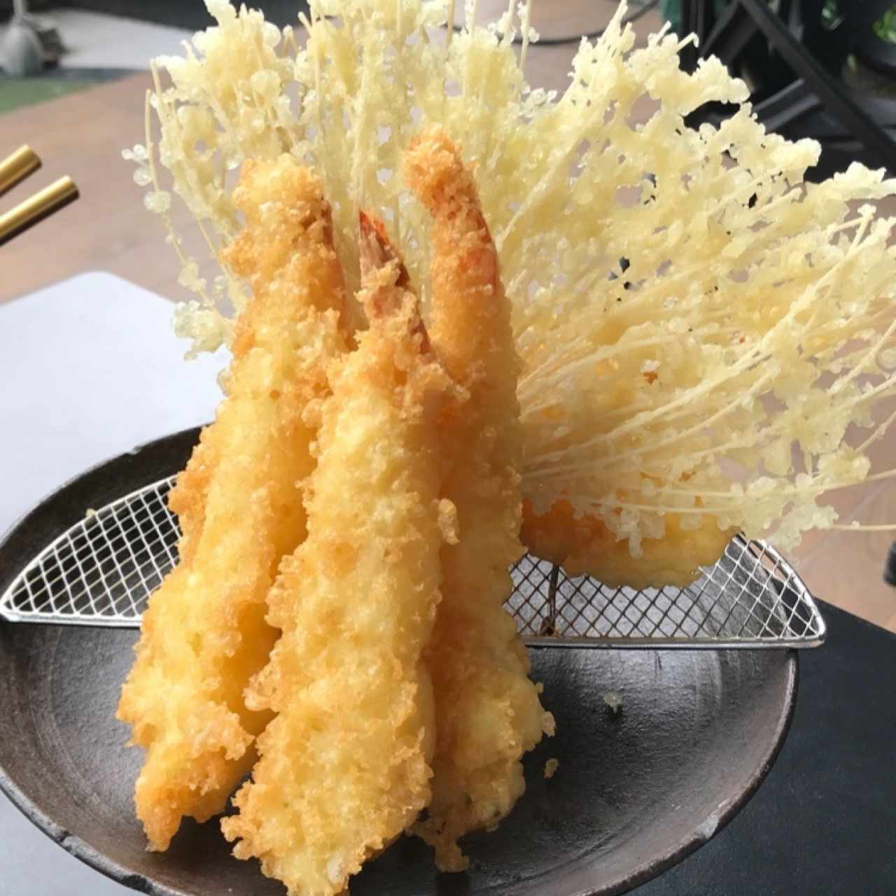 Langostinos Tempura