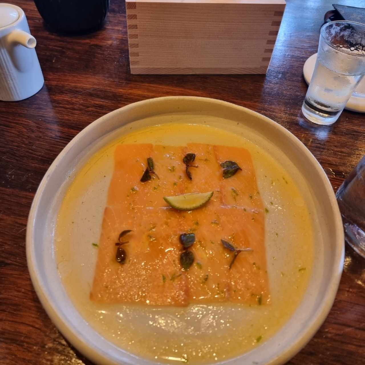 carpaccio salmon