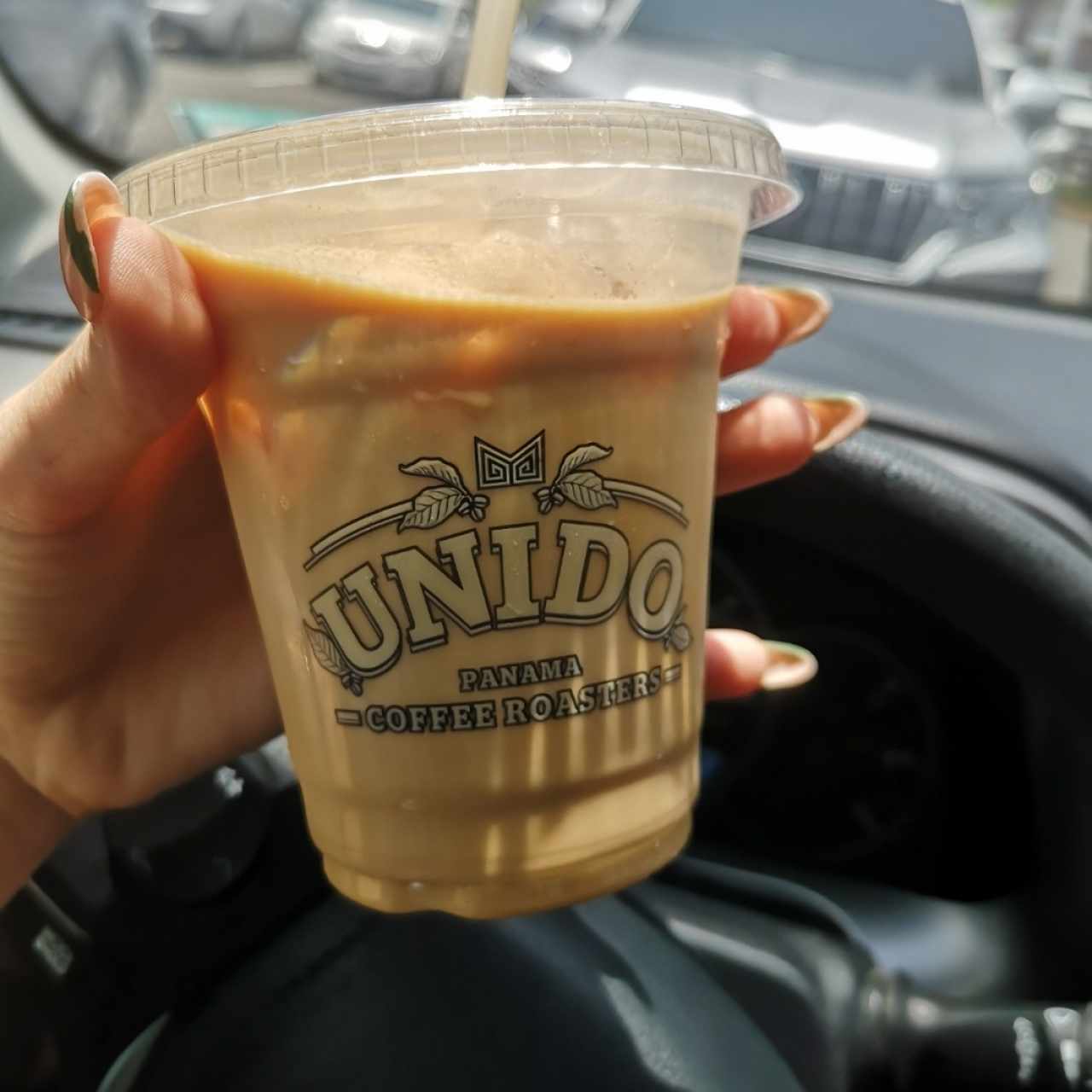 Iced latte de vainilla