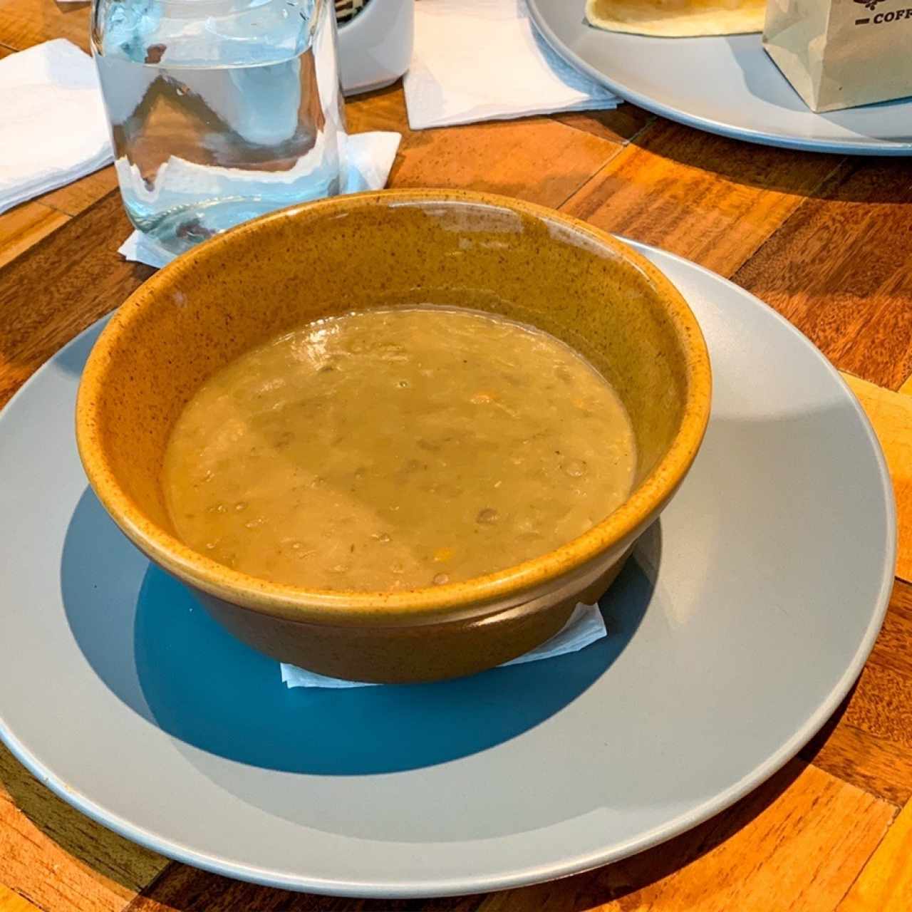 sopa de lentejas