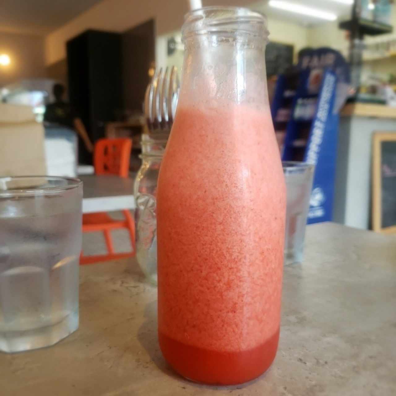 Limonada con fresa