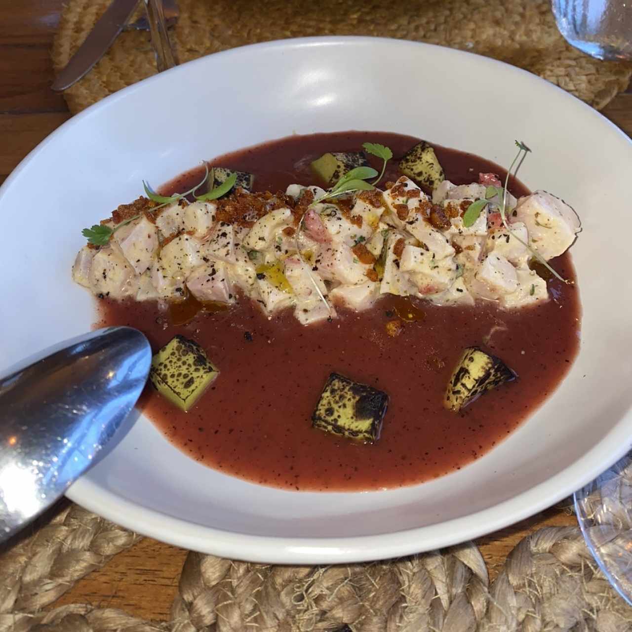 Ceviche Panameño de corvina con nuestro toque español