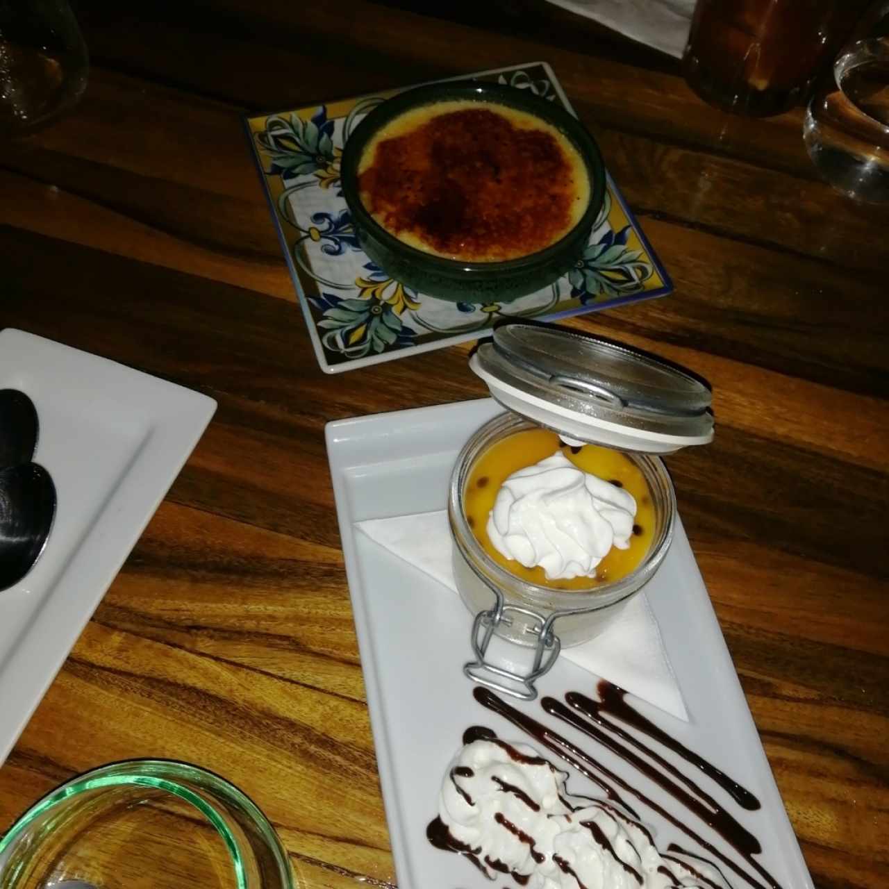 Crema catalana & mousse Maracuya 