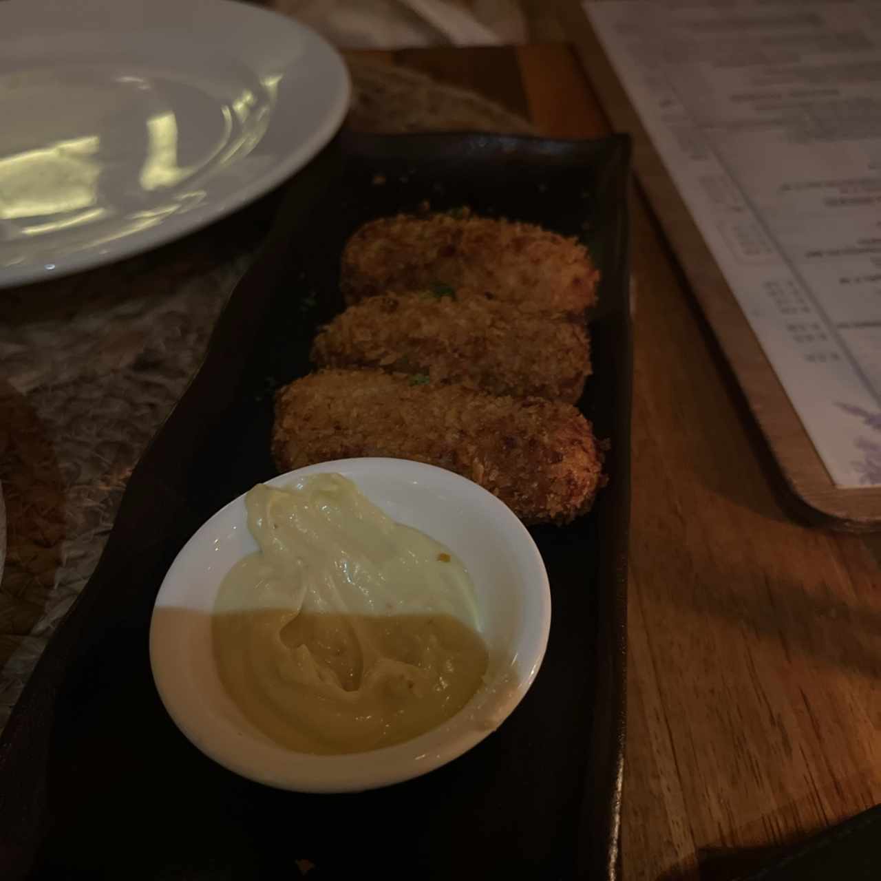 Croquetas cremosas de jamón ibérico de bellota