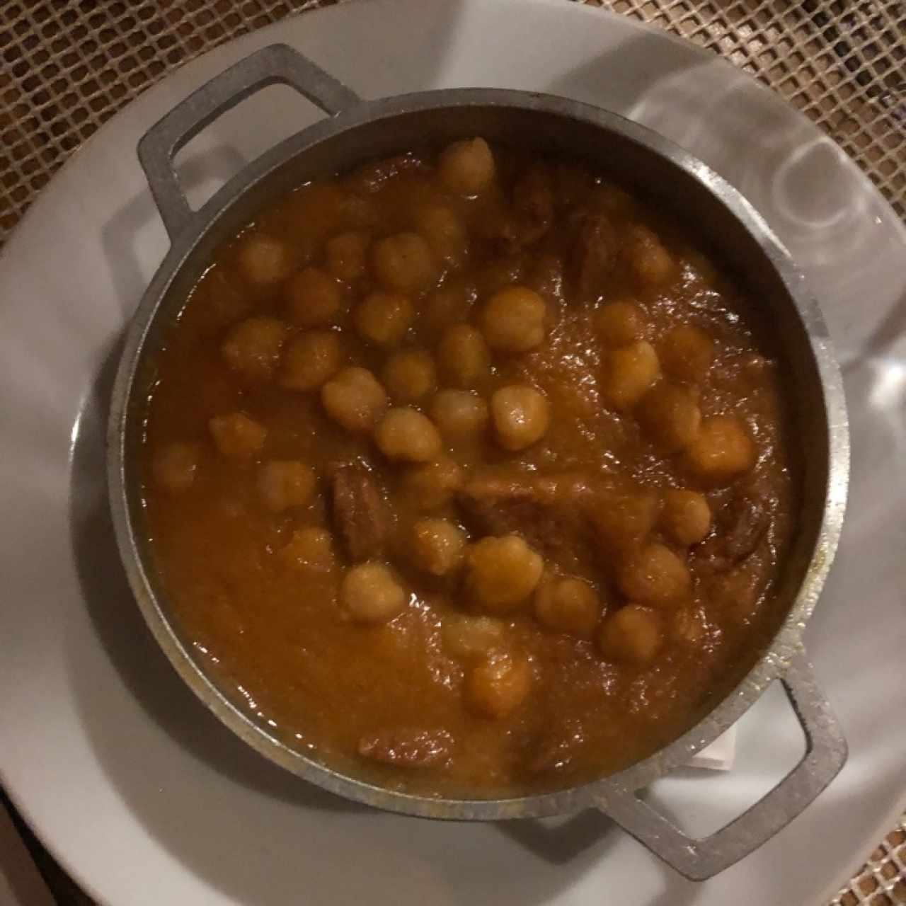 sausage and chickpeas