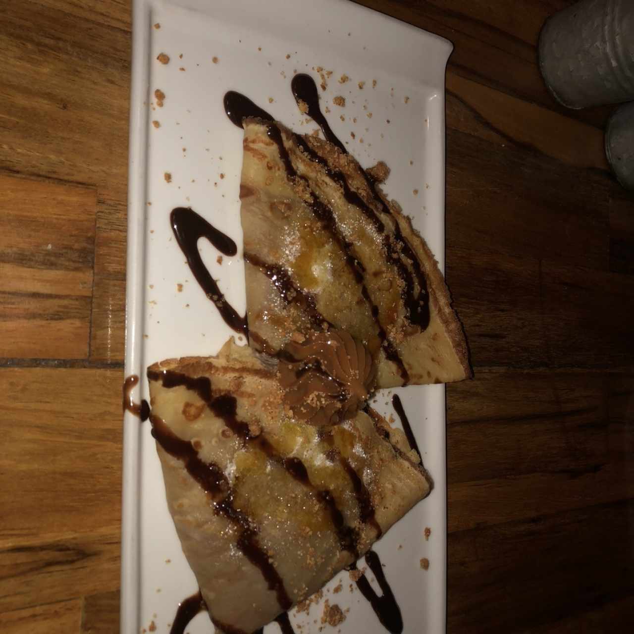 Crepes con dulce de leche