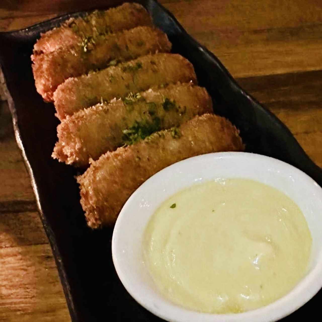 Croquetas cremosas de jamón ibérico de bellota