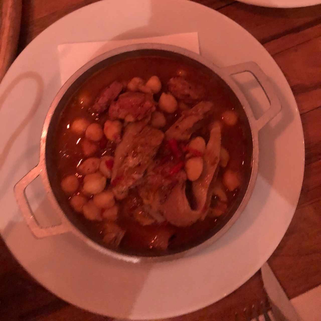 Callos con chorizo español