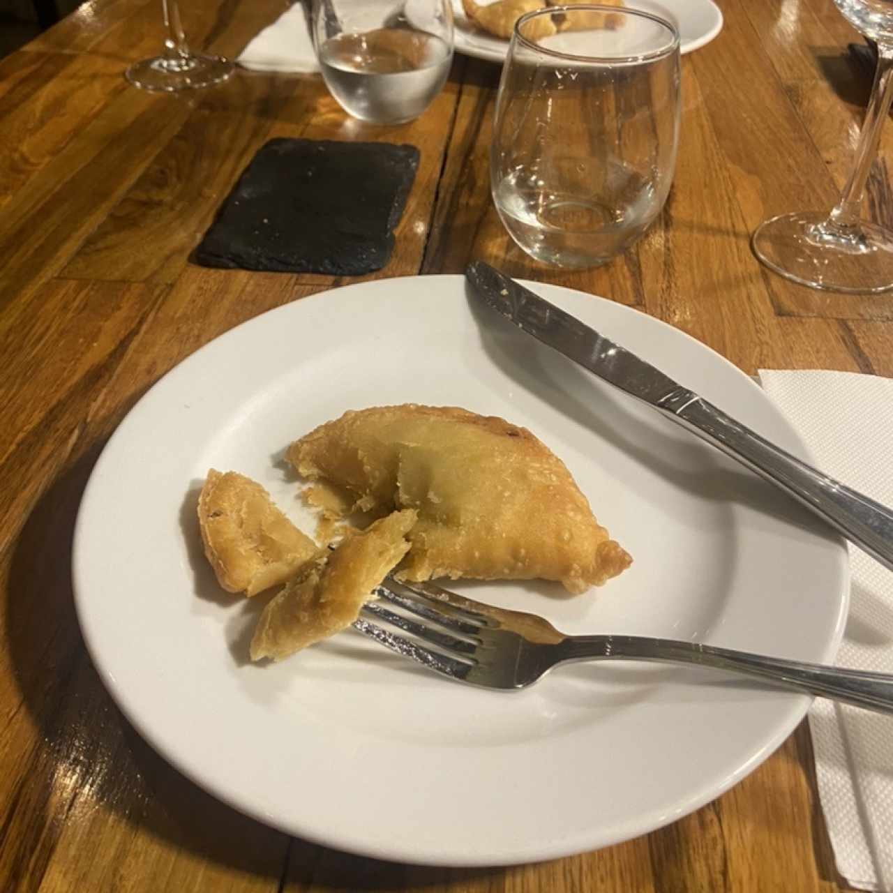 Empanadas argentinas de filete cortado a cuchillo