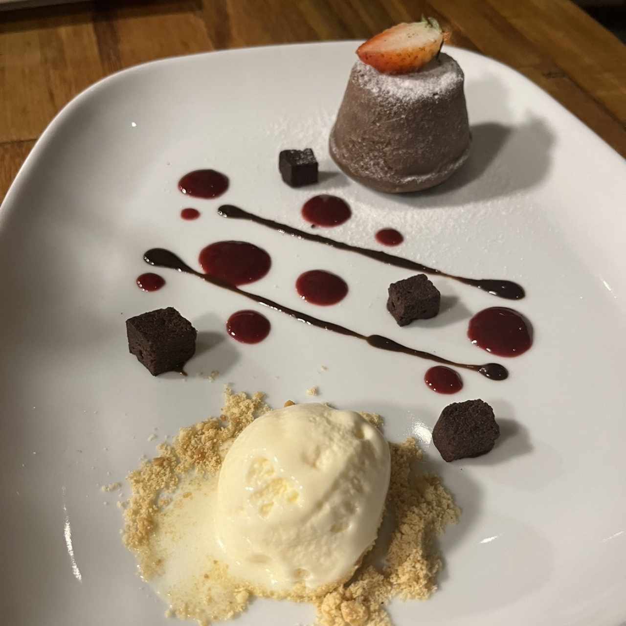 Postres - Volcán de chocolate