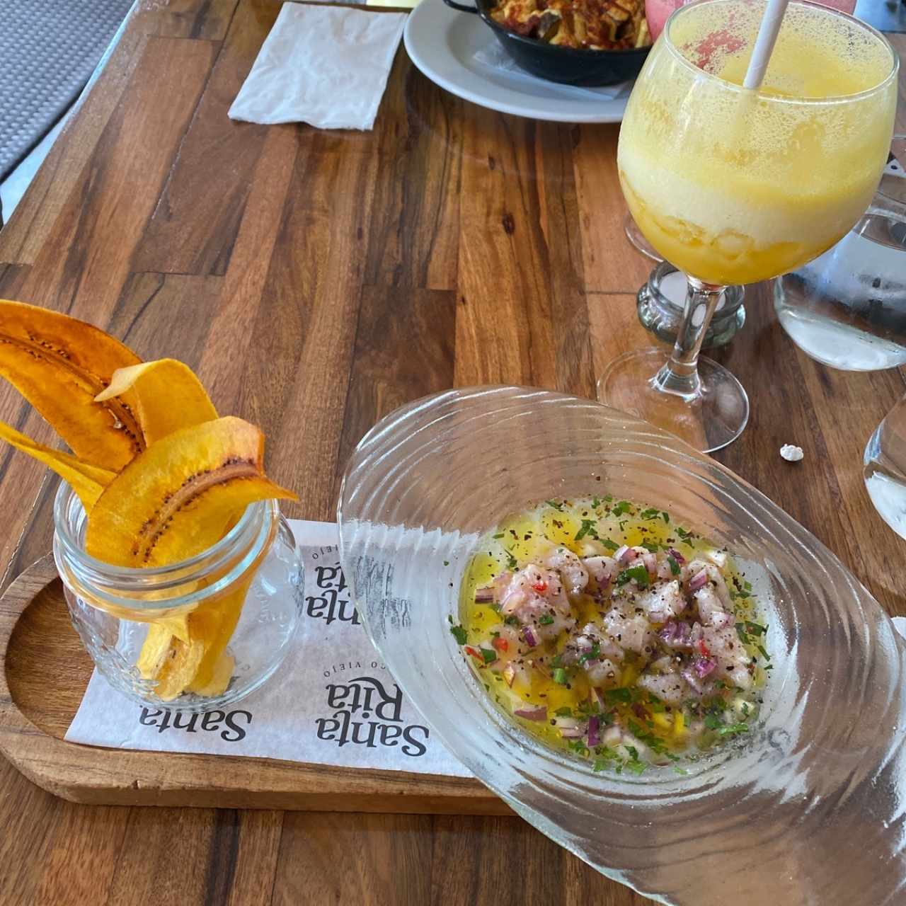 ceviche de corvina con toque español 