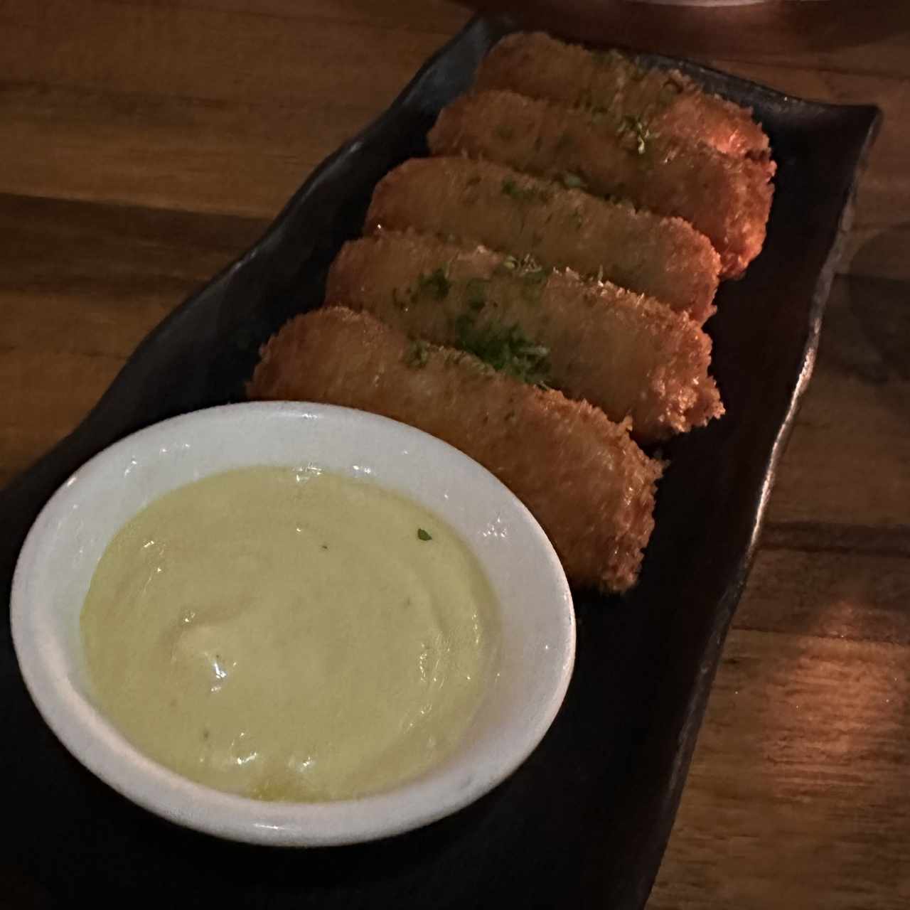 Croquetas cremosas de jamón ibérico de bellota