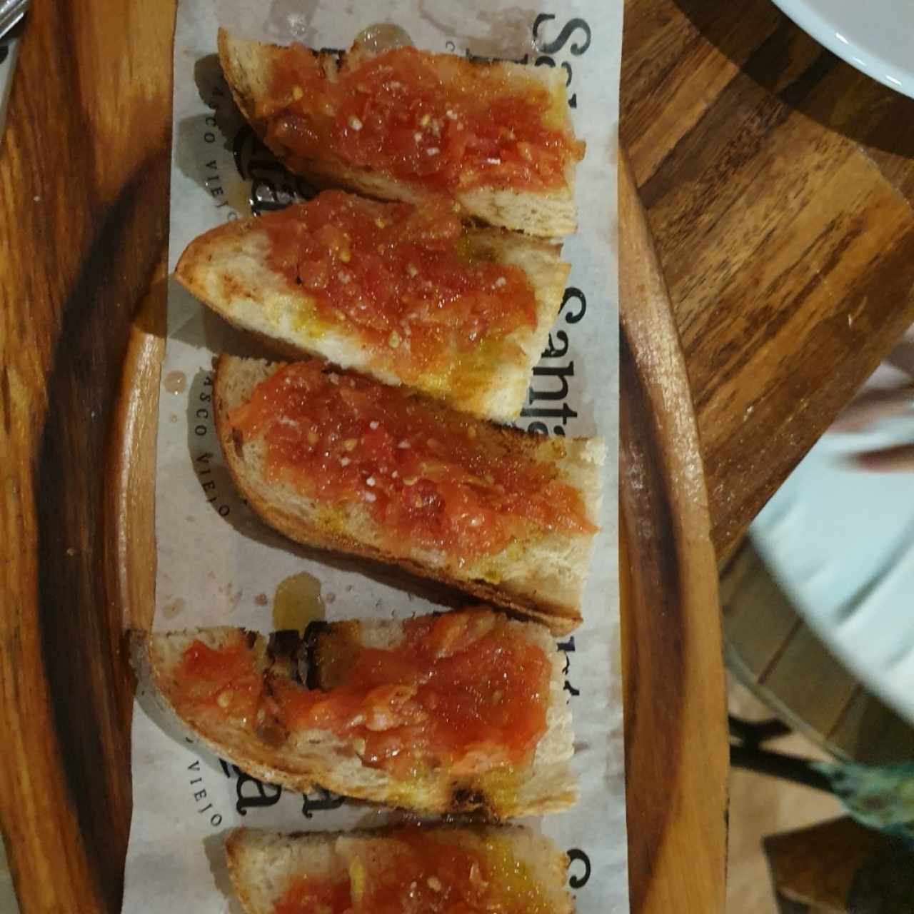 Menú - Pan con tomate