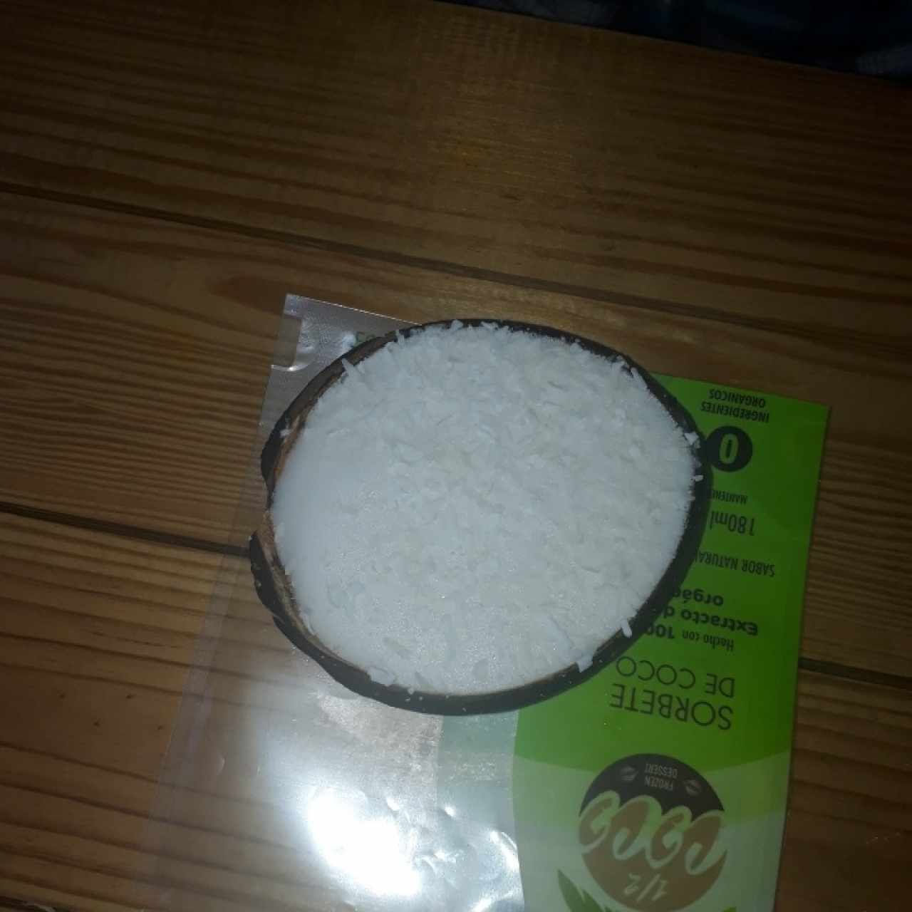 helado de coco